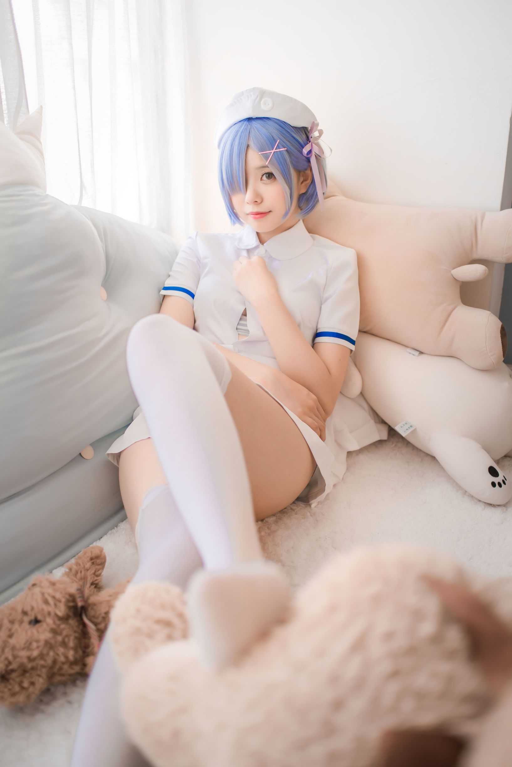 ロリコス] 萌え系小野妹子w - 白色の纱裙 + レムナース + レムバニーガール