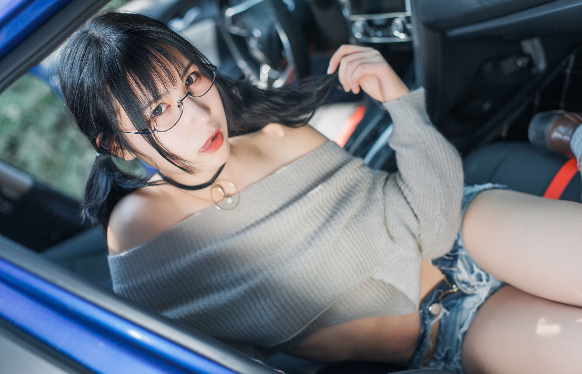 로리 코스프레] 주월수 - 차내편