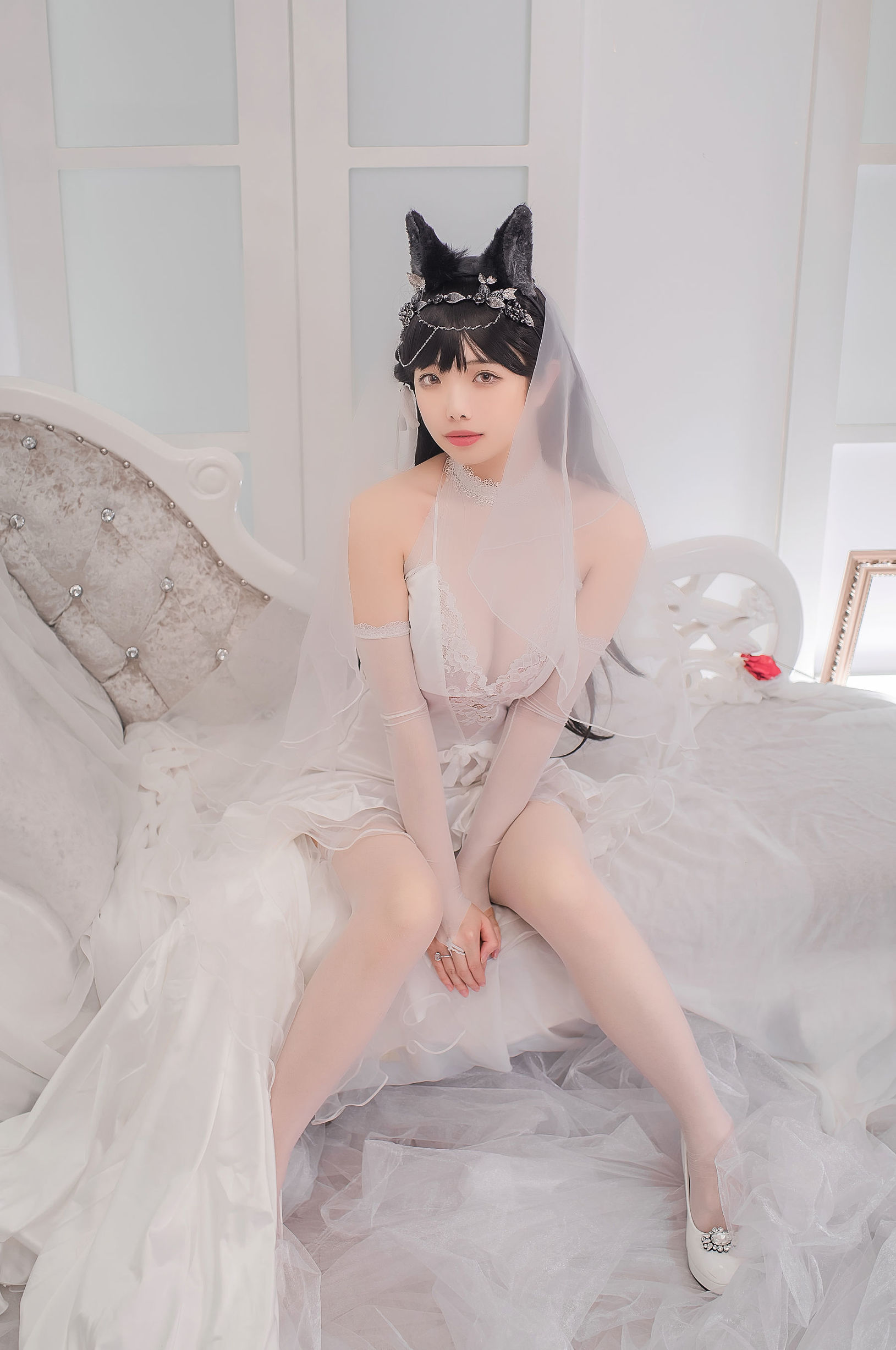  belle ta Cosplay] Wen Mei - Atago Bride