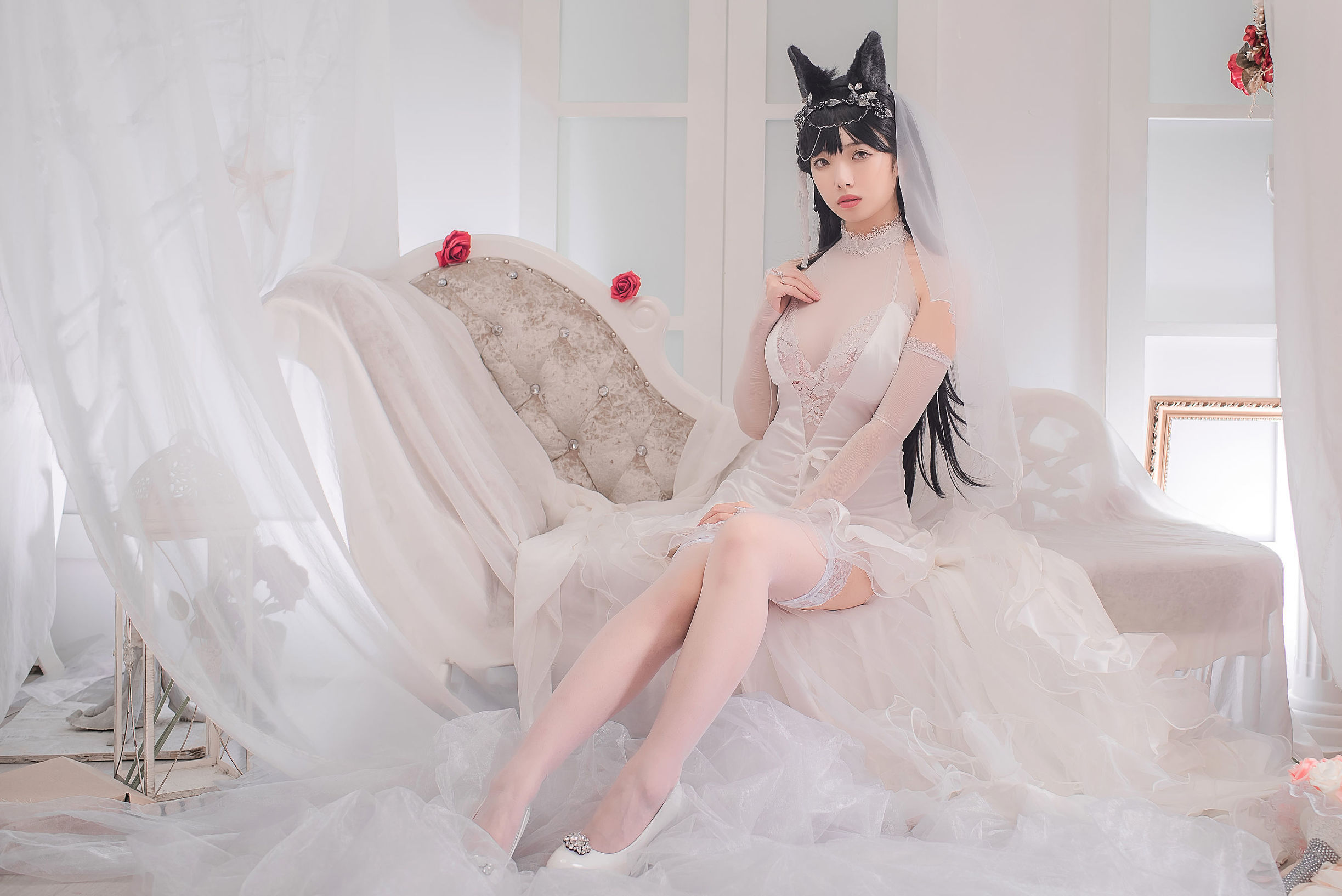 蘿莉COS] 雯妹 - 愛宕花嫁