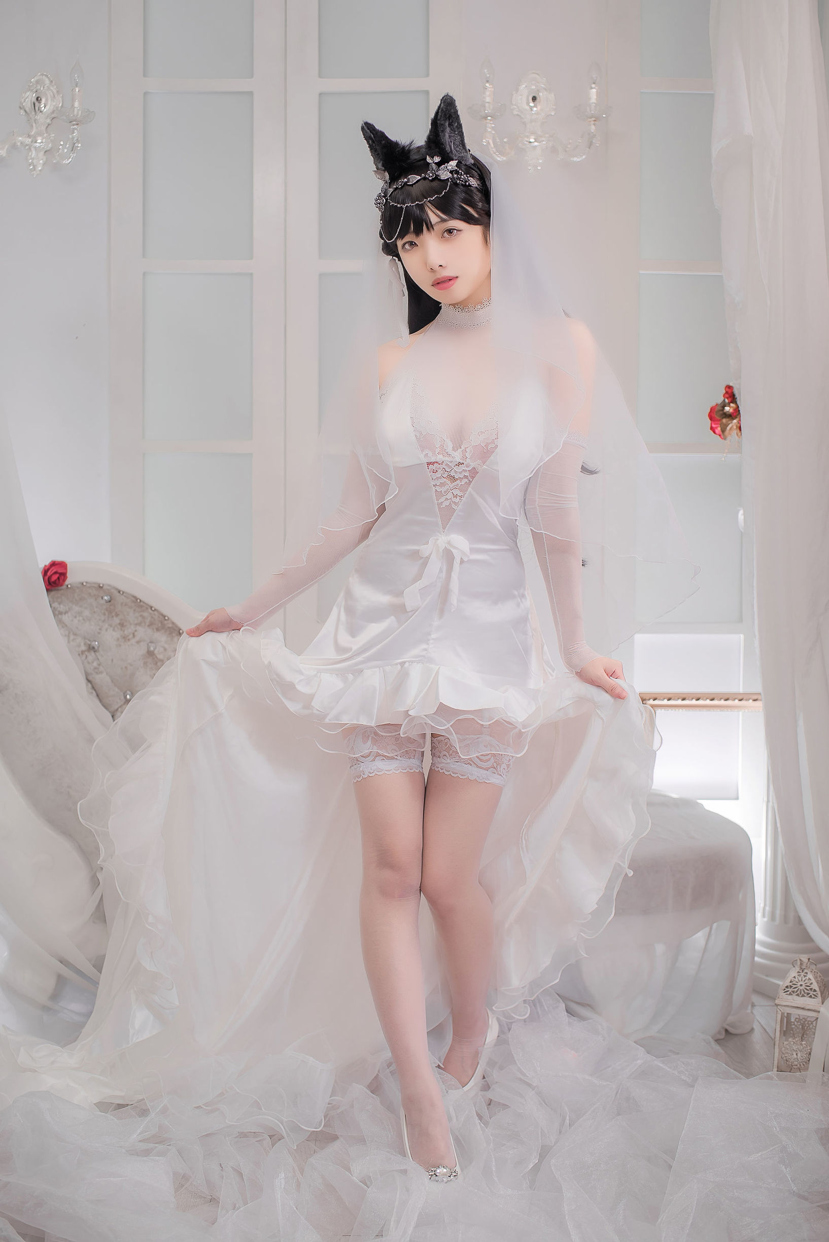  belle ta Cosplay] Wen Mei - Atago Bride