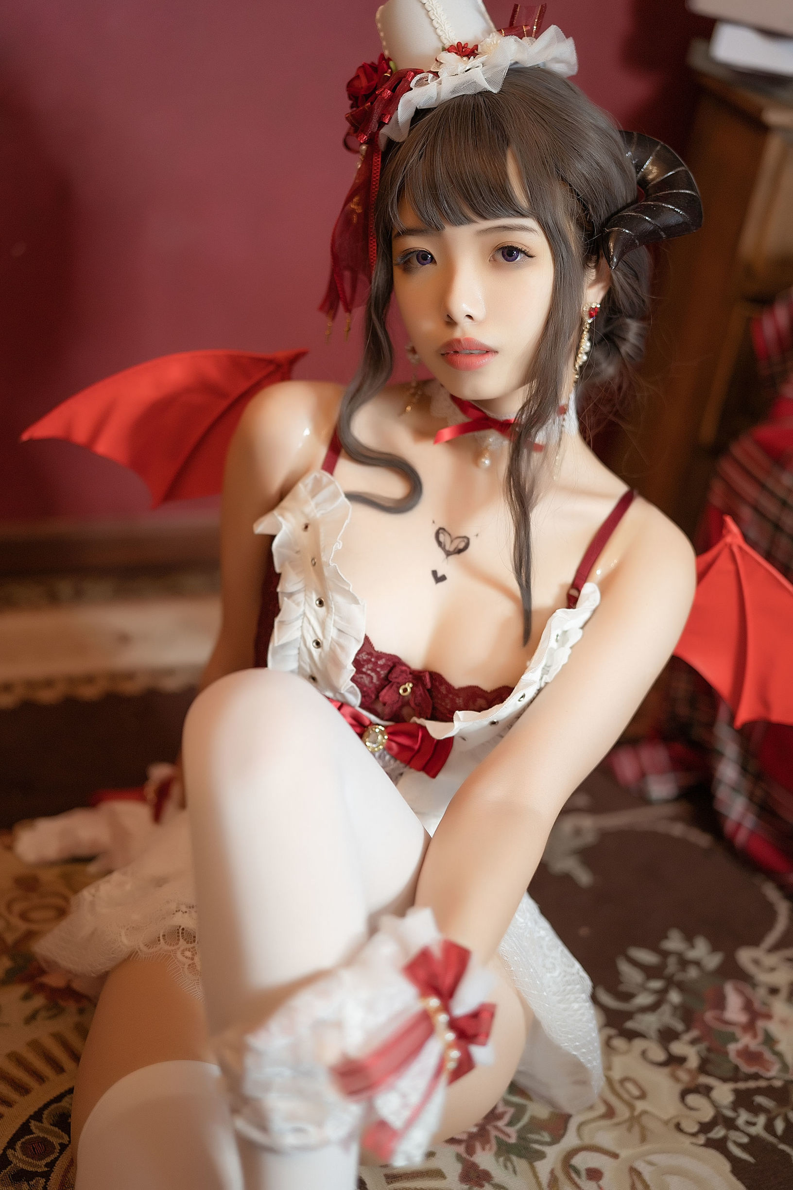 蘿莉COS] 雯妹 - 魅魔 優雅的惡魔