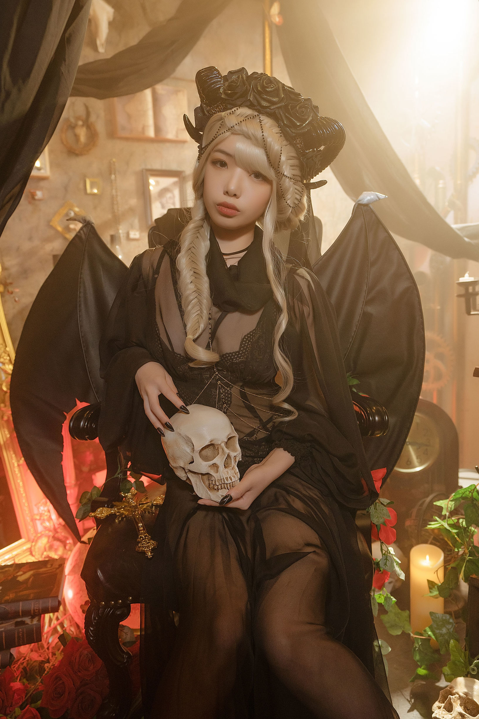 ロリータコスプレ] ウェンメイ - 魅魔 ゴシックデビル