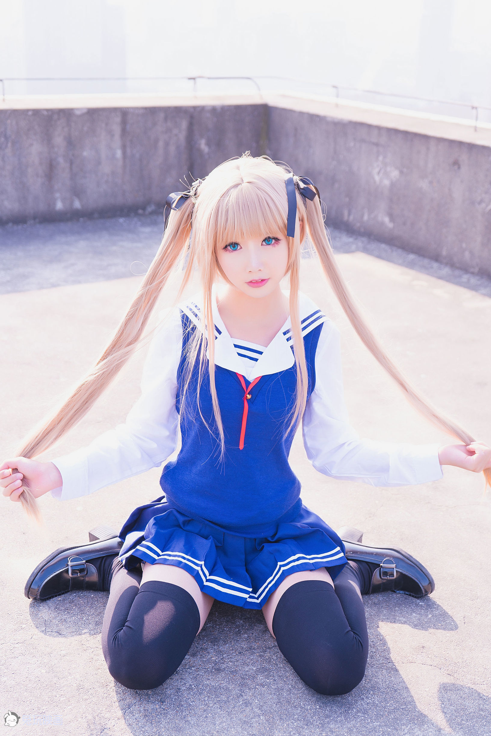Cosplay  belle ta] Mian Bing Xian Er - Cosplay Đuôi Ngựa Đôi