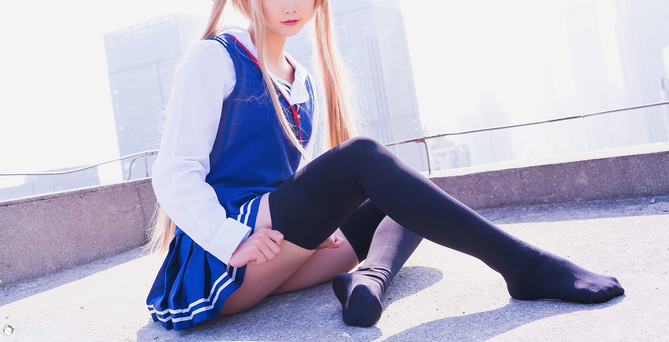 Cosplay  belle ta] Mian Bing Xian Er - Cosplay Đuôi Ngựa Đôi