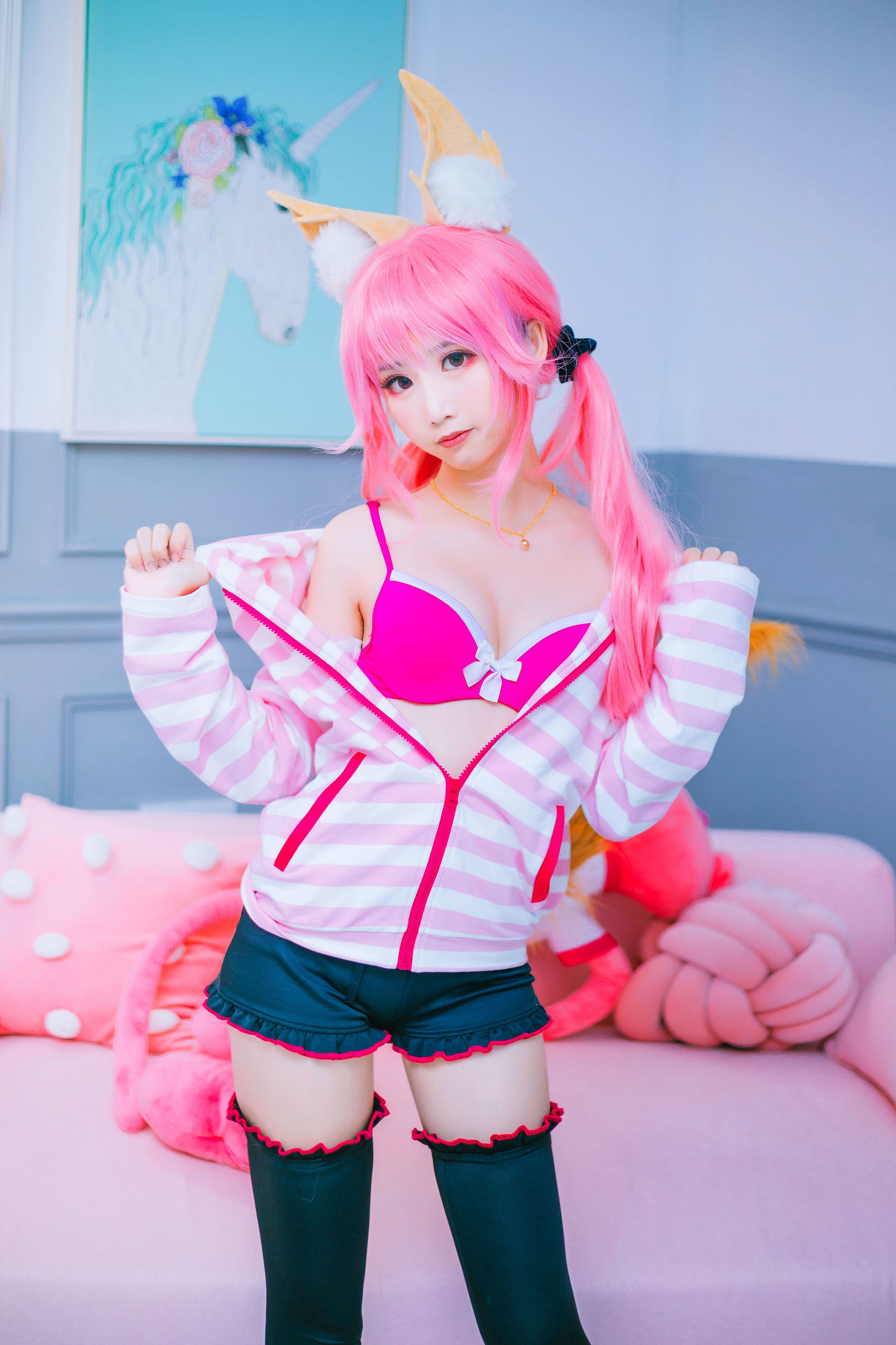  belle ta Cosplay] Mianbing Xianer - Tamamo-no-Mae Daily Life