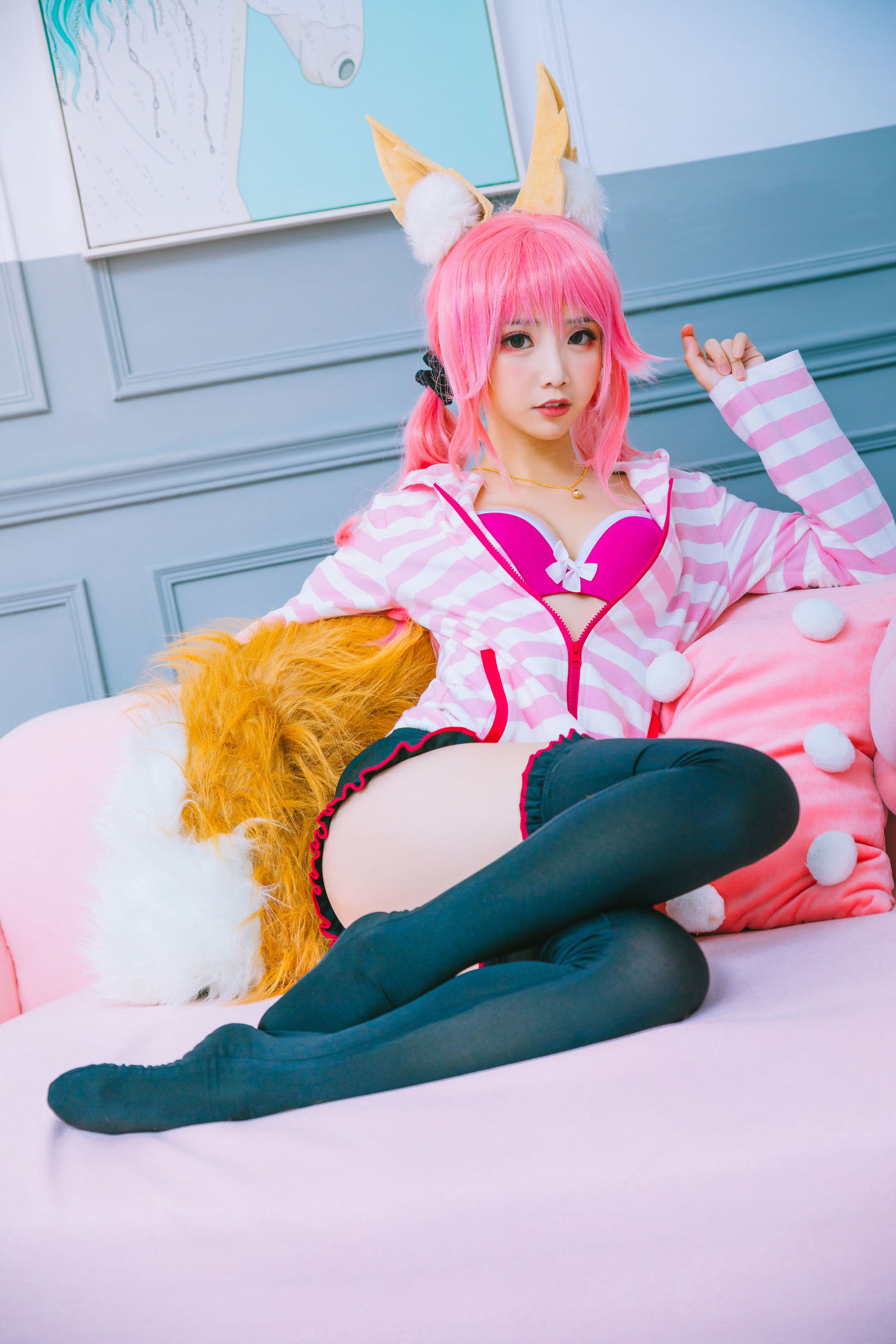  belle ta Cosplay] Mianbing Xianer - Tamamo-no-Mae Daily Life