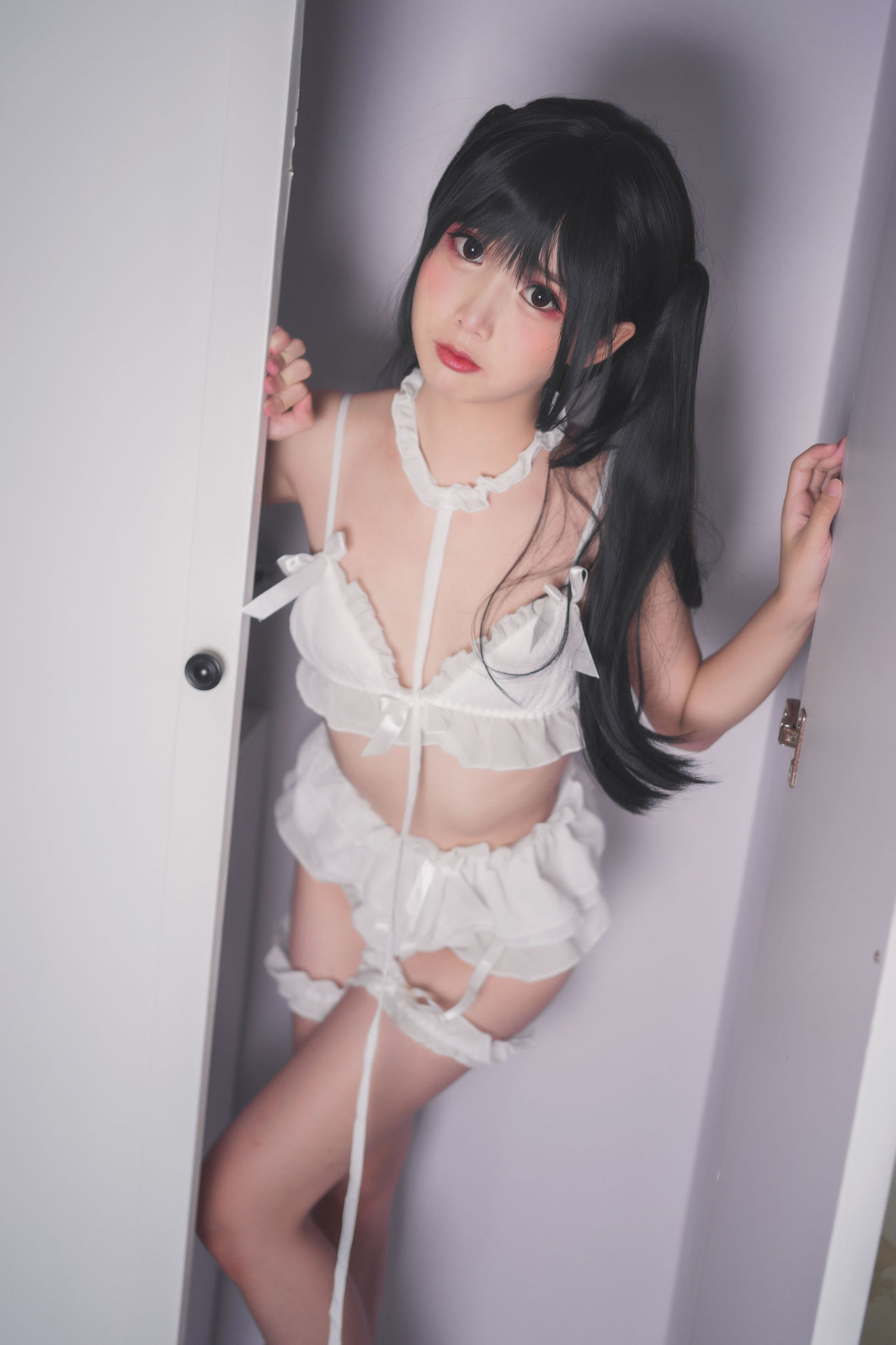 Cosplay  belle ] Mian Bing Tiên Nhi - Cô gái trong não Áo lót trắng