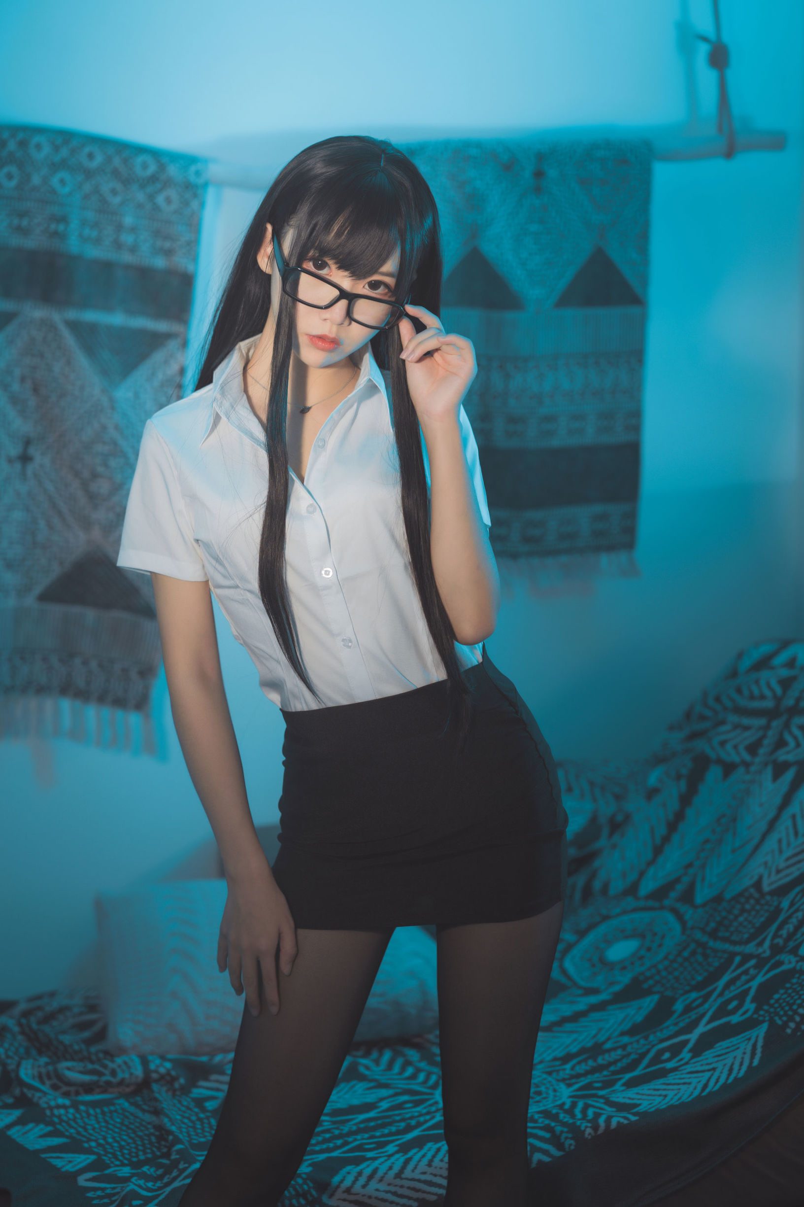  belle ta Cosplay] Mianbing Xianer - Black Silk OL