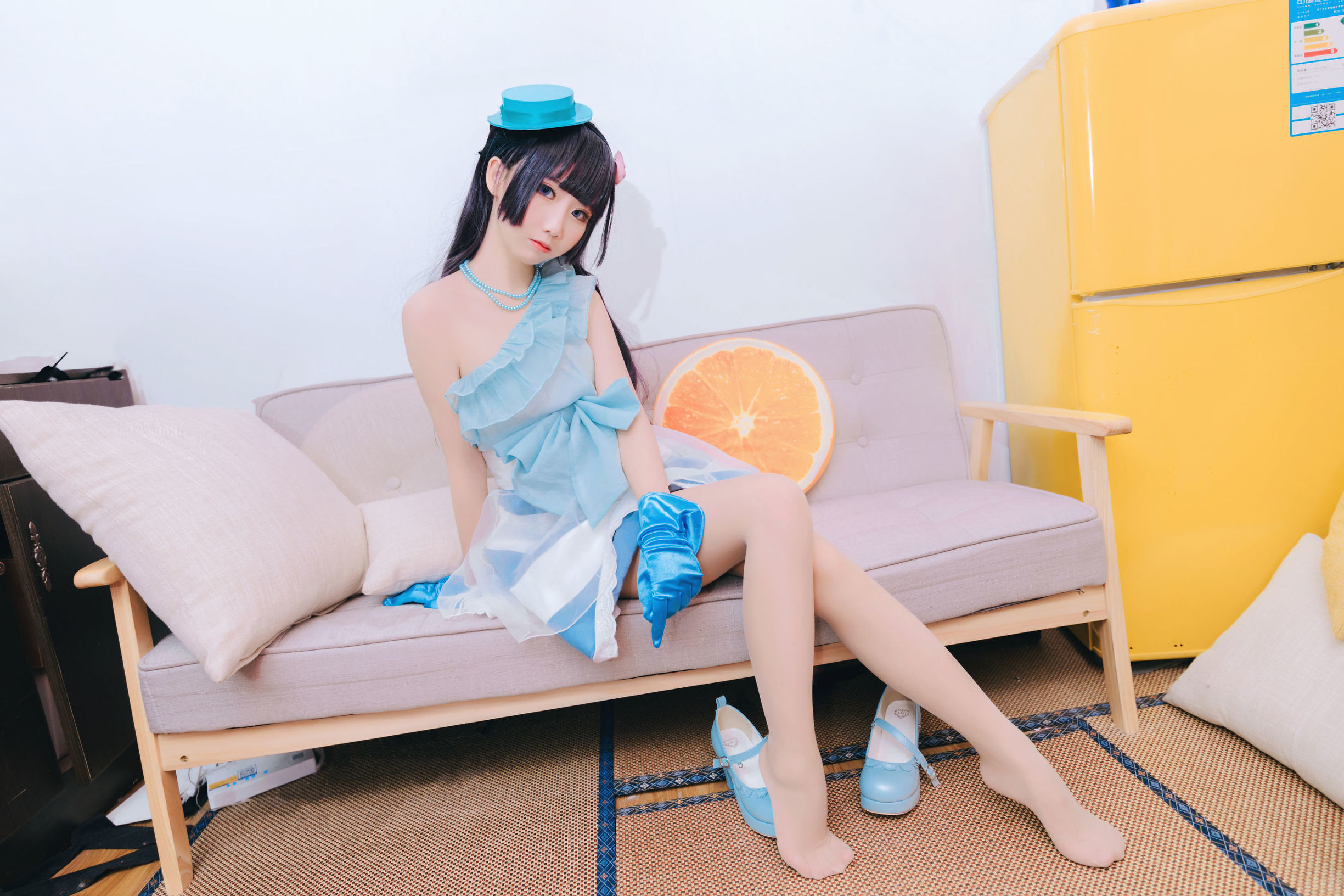  belle ta Cosplay] Mianbing Xianer - Black Cat Performance Outfit