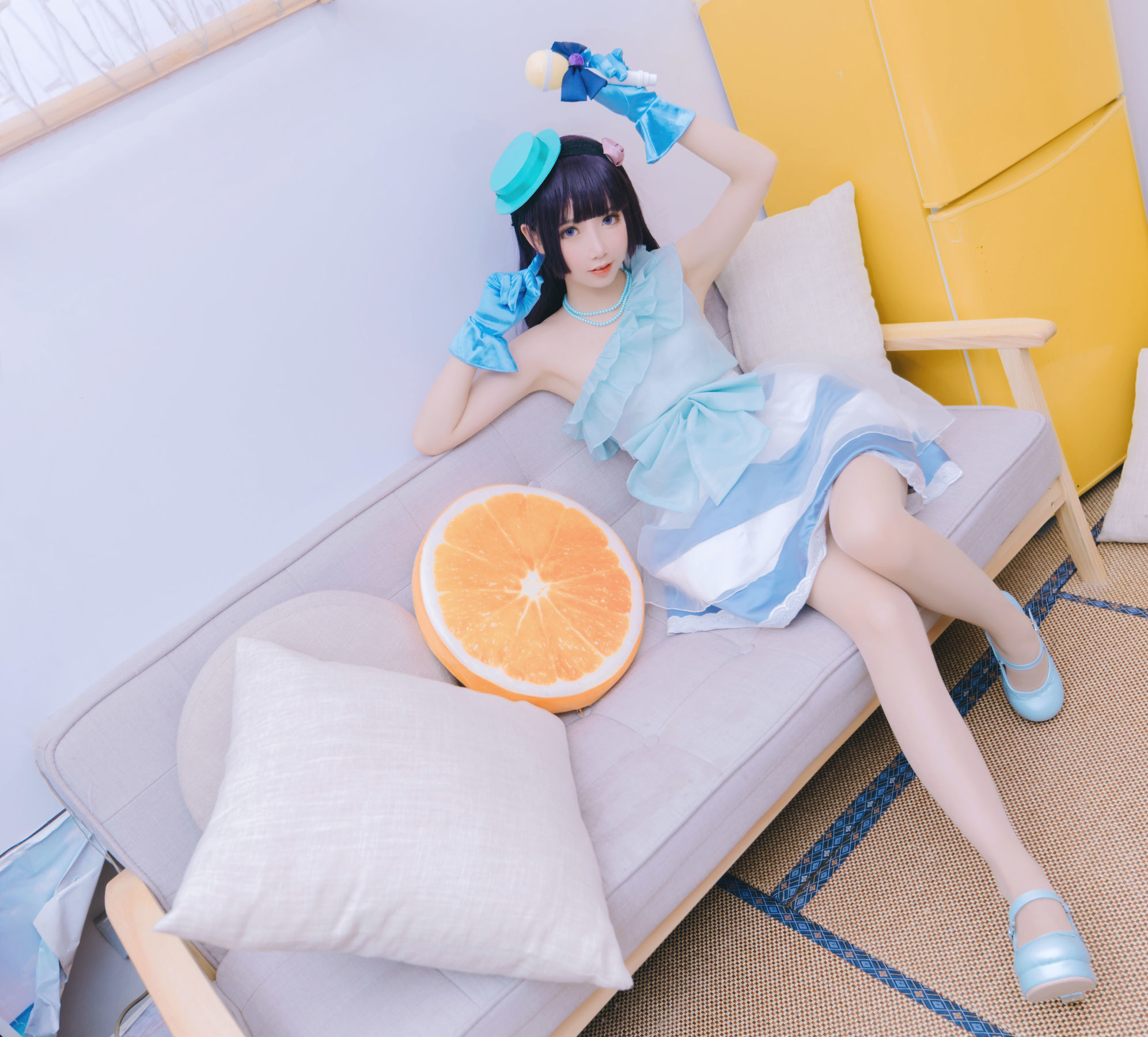  belle ta Cosplay] Mianbing Xianer - Black Cat Performance Outfit
