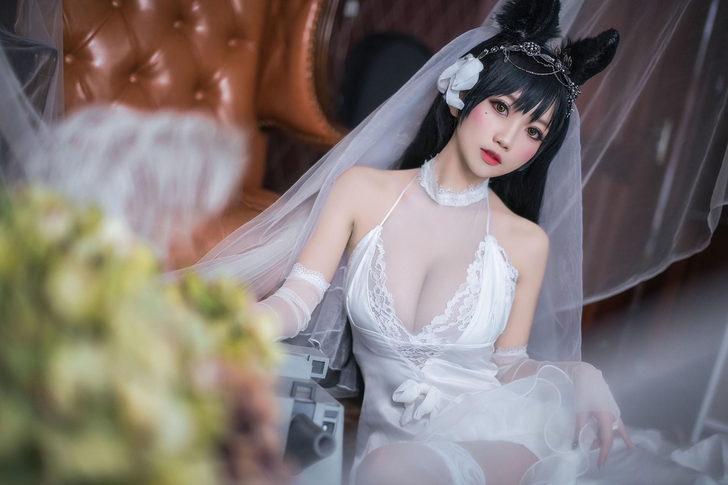  belle ta Cosplay] Guichu Yao - Atago Bride