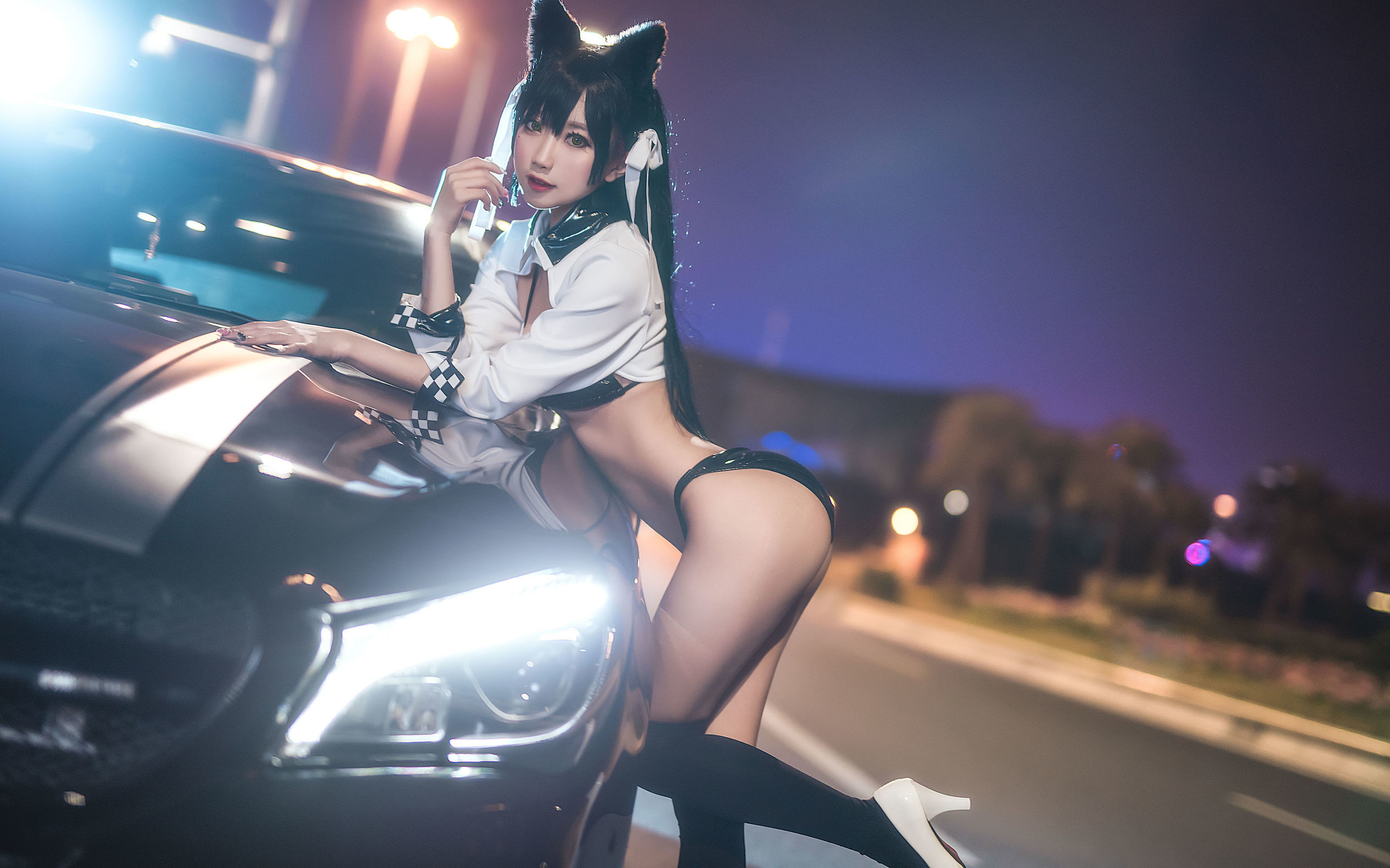  belle  Cosplay] Quỷ Thú Yao - Aitang Đua Xe Nàng