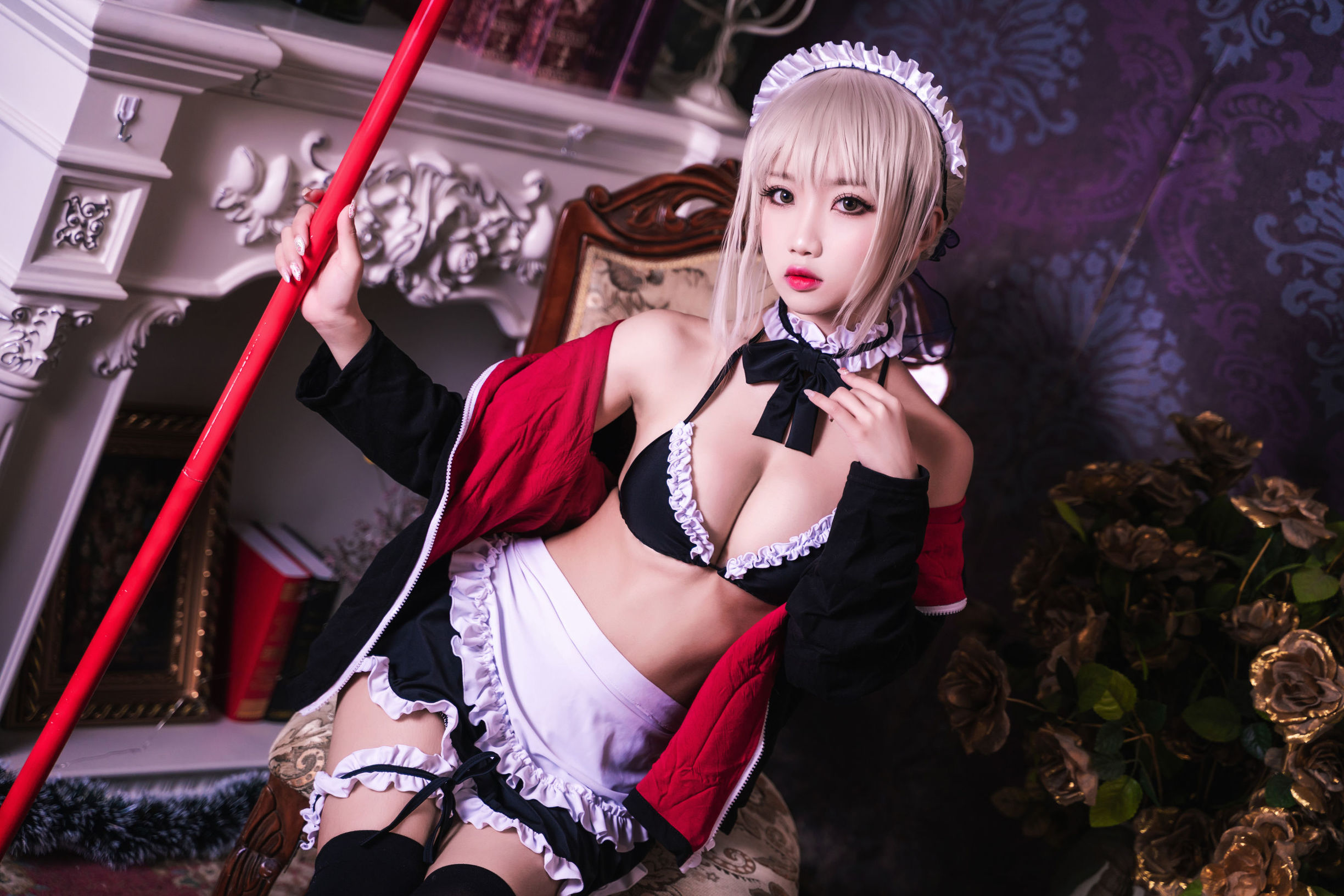  belle ta Cosplay] Guichu Yao - Black Silk Maid