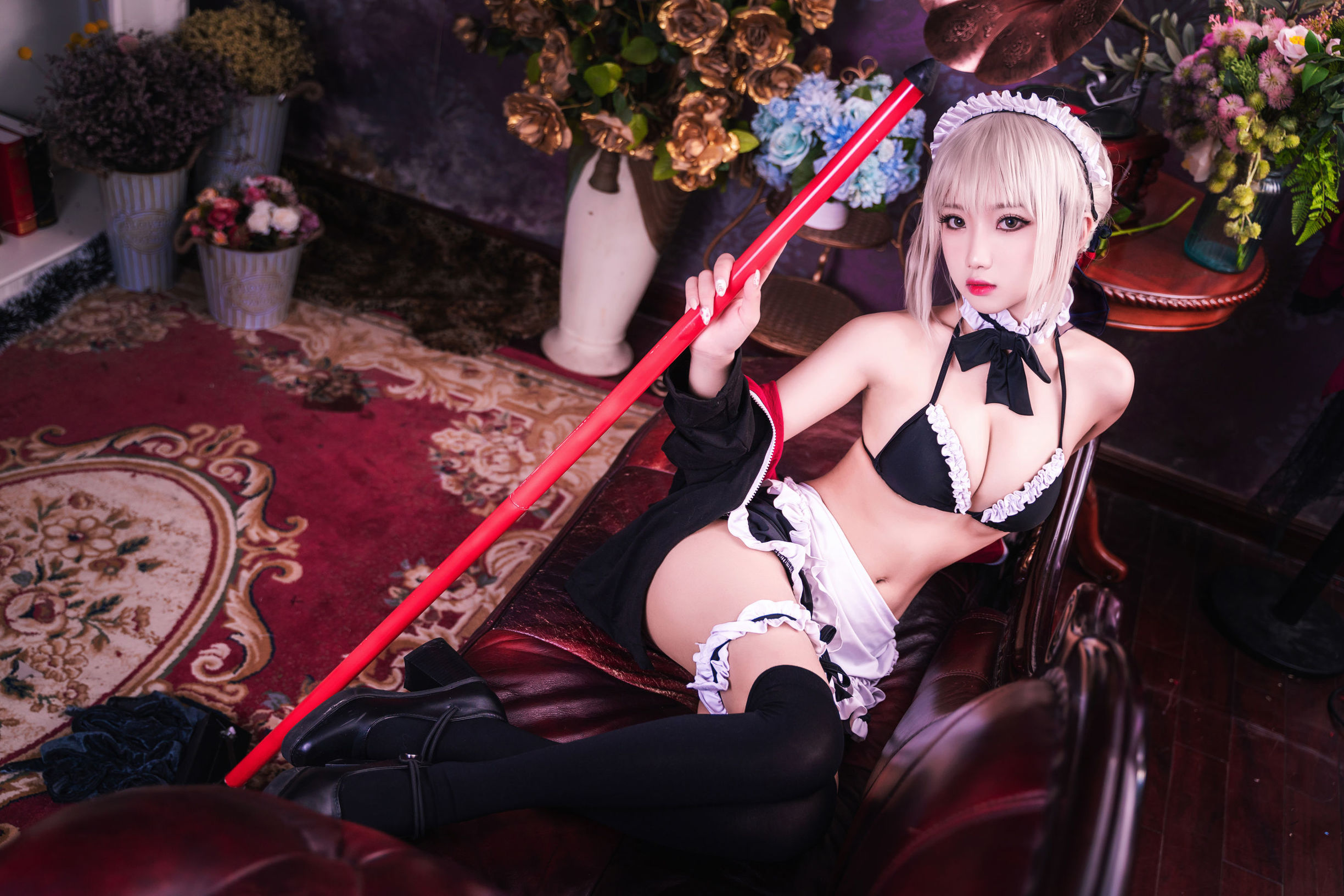  belle ta Cosplay] Guichu Yao - Black Silk Maid