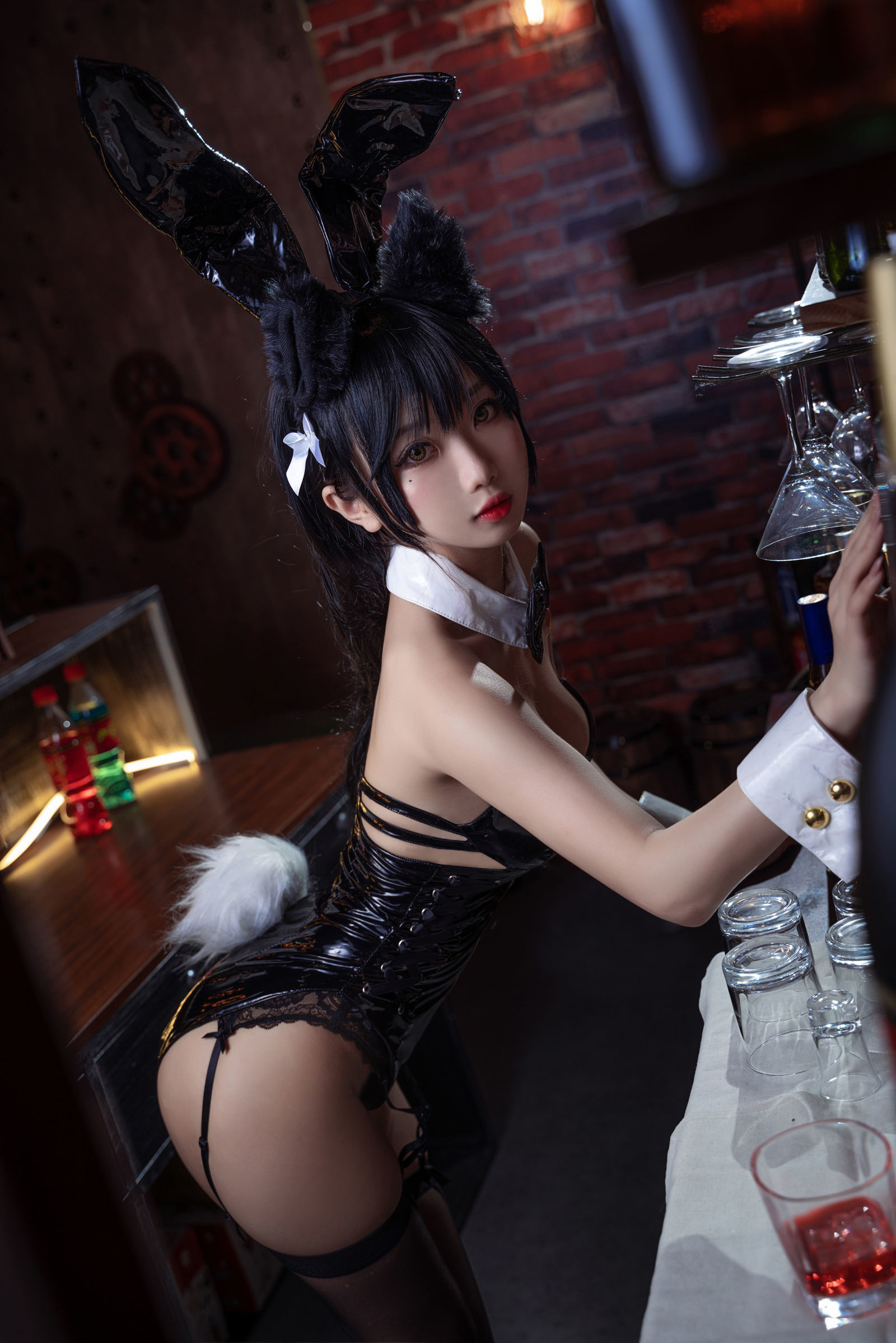 ロリCOS] 鬼畜ヤオ - 黒い同人バニーガール