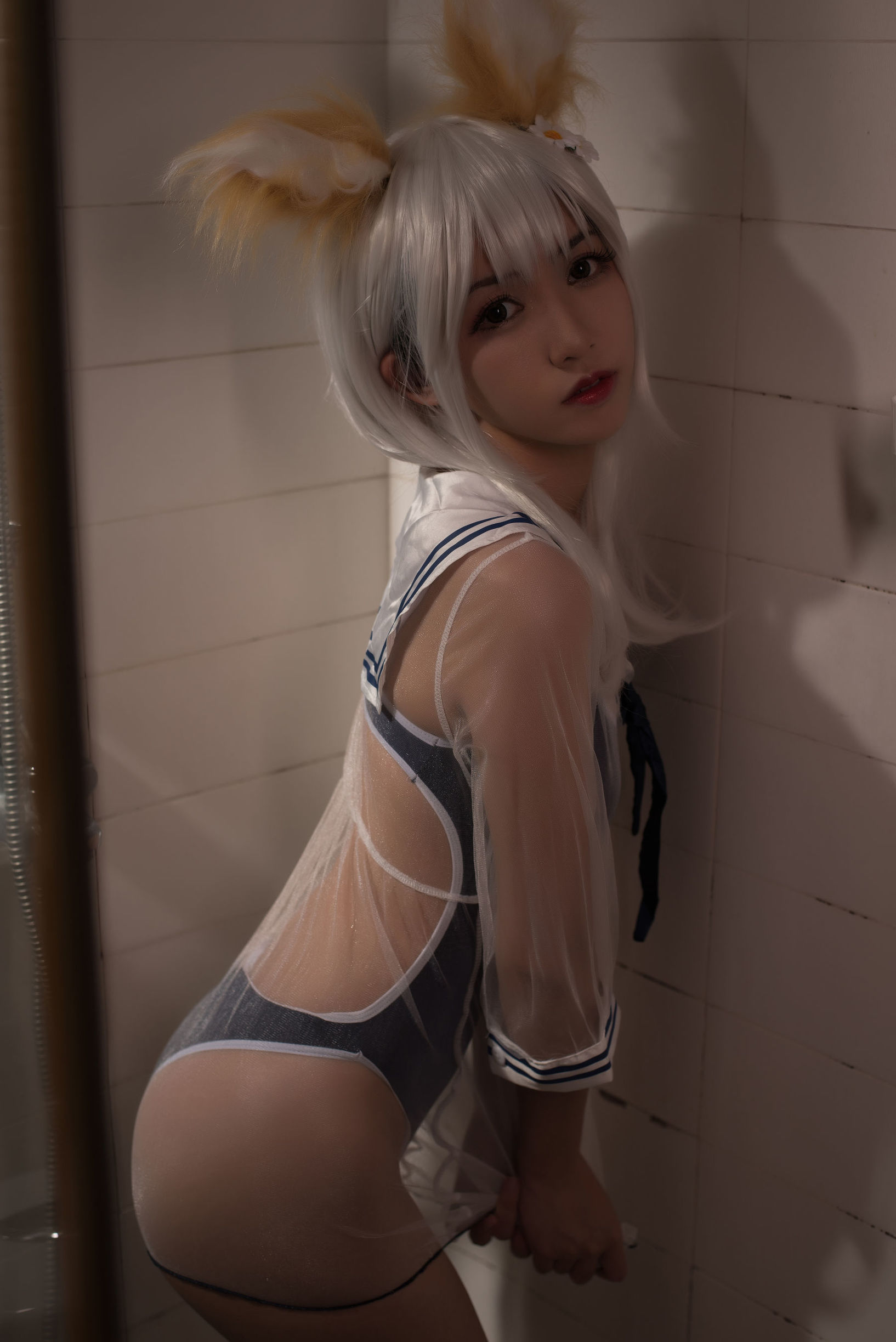  belle ta Cosplay] Eel Fei Er - Animal Ears Wet Body Temptation