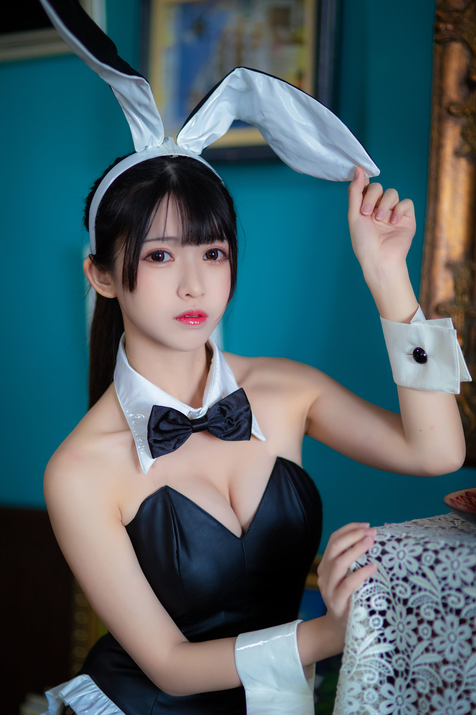 蘿莉COS] 鰻魚霏兒 - 加藤惠 兔女郎