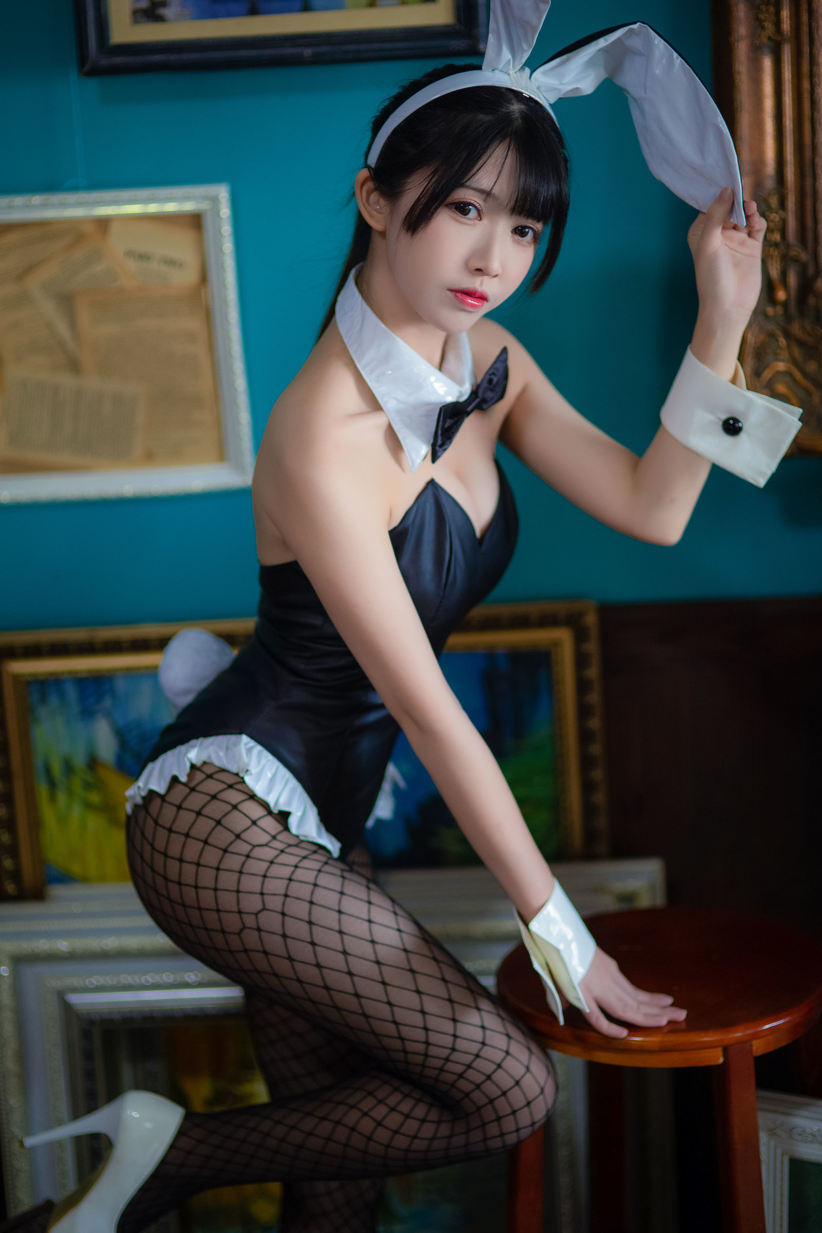 蘿莉COS] 鰻魚霏兒 - 加藤惠 兔女郎