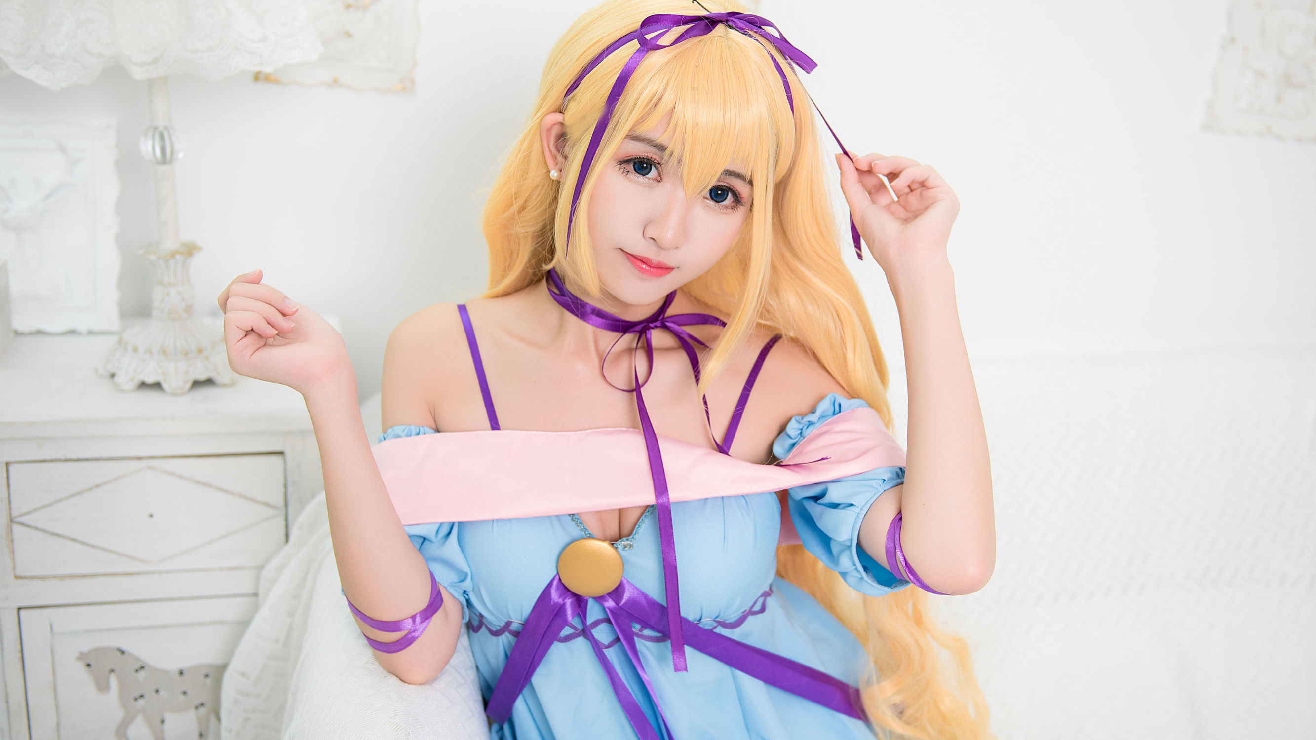  belle ta Cosplay] Eel Fish Feier - Sexy Suspender Nightgown