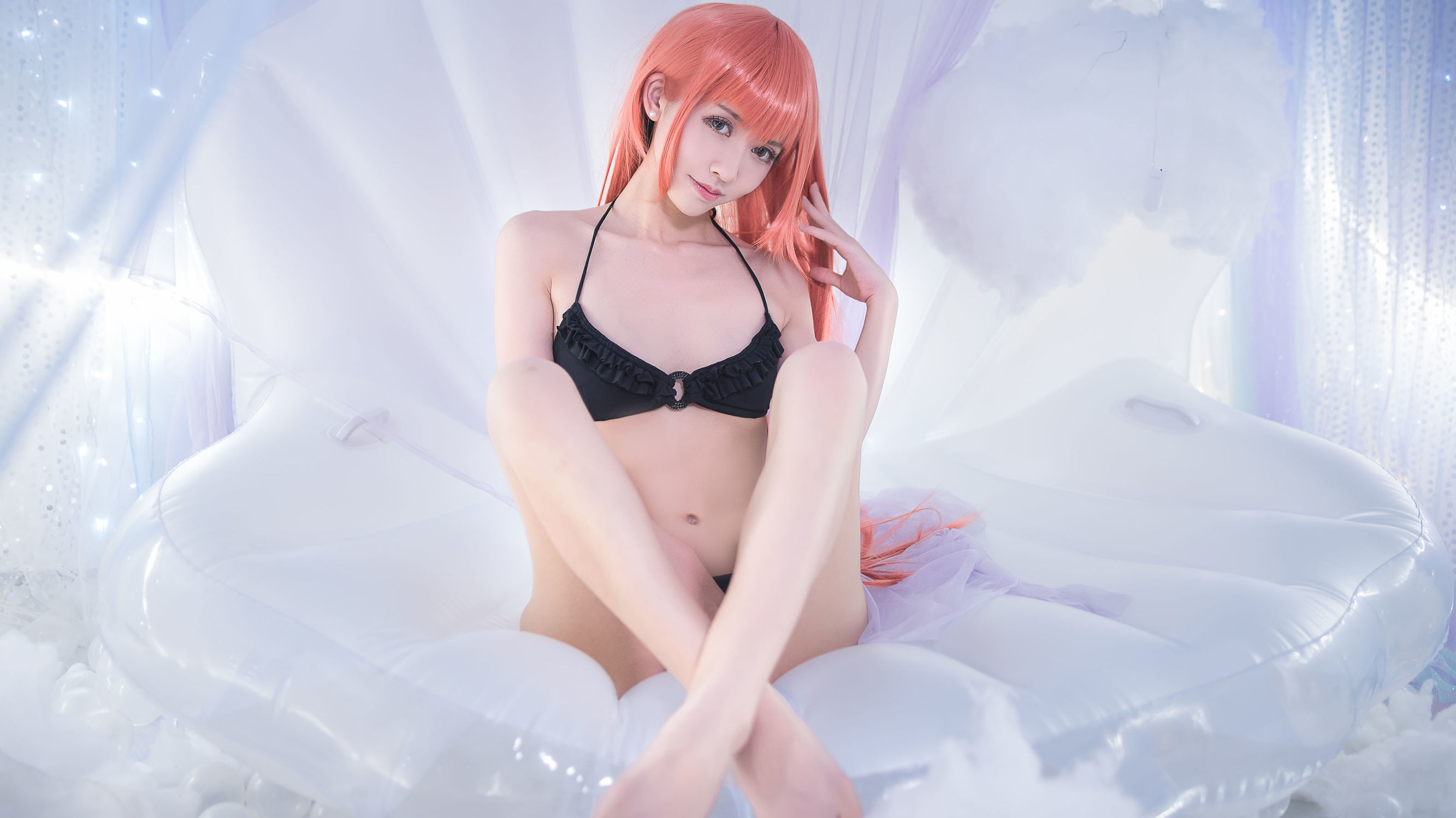 Cosplay  belle ] Eel Fei Er - Phù thủy tóc đỏ
