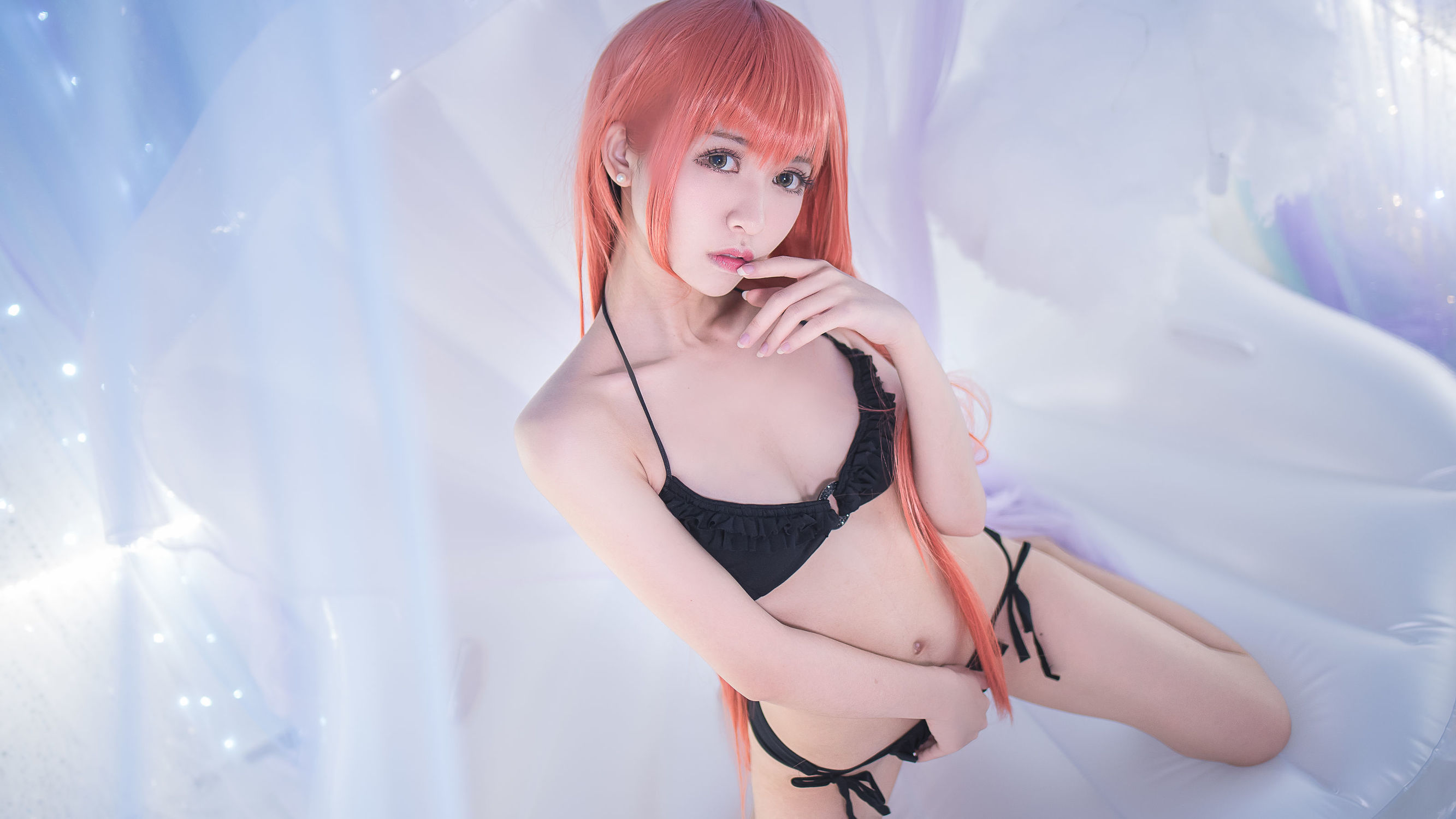 Cosplay  belle ] Eel Fei Er - Phù thủy tóc đỏ