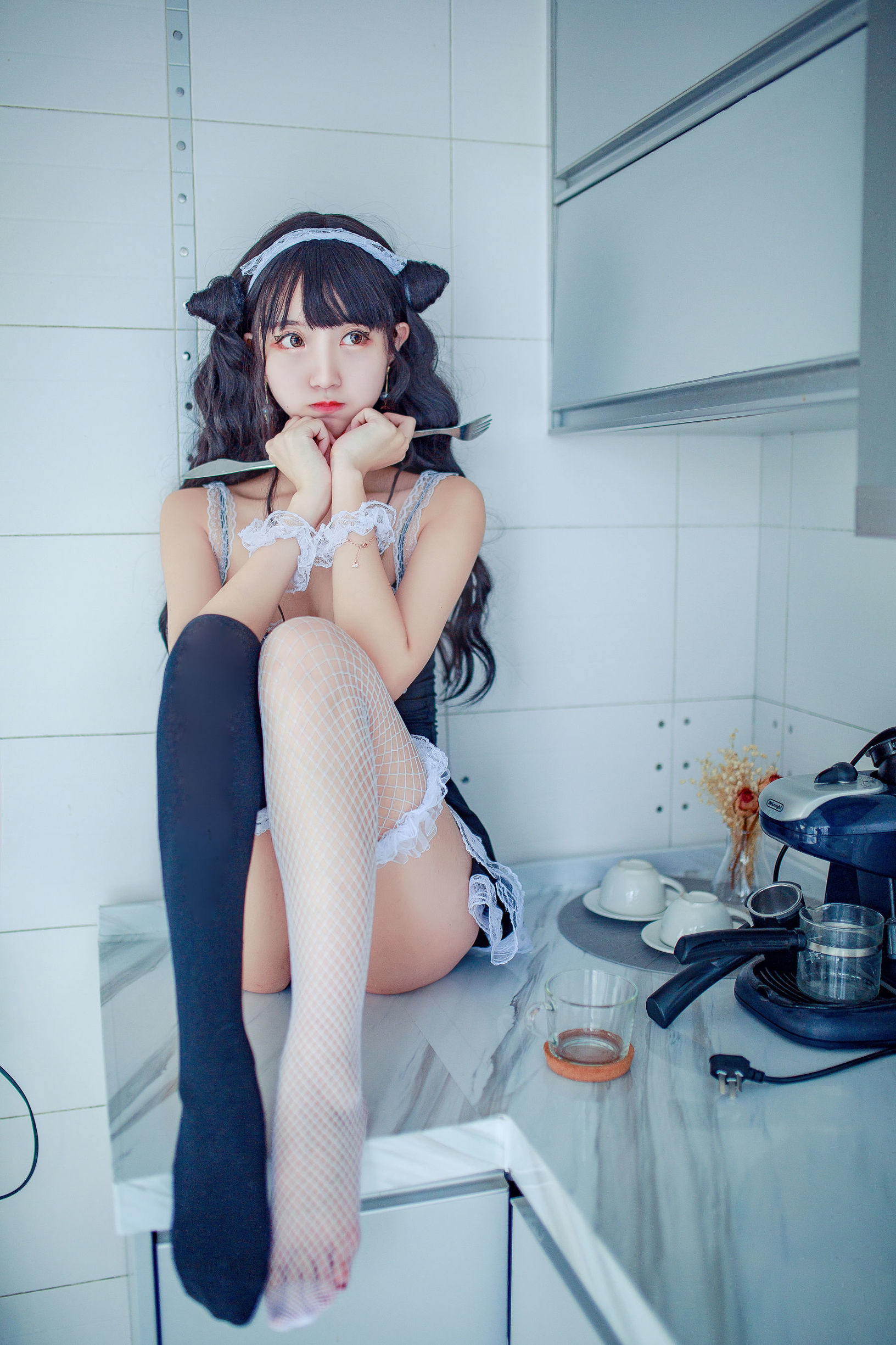  belle ta Cosplay] Hắc Xuyên - Trang phục Nữ hầu Quỷ nhỏ