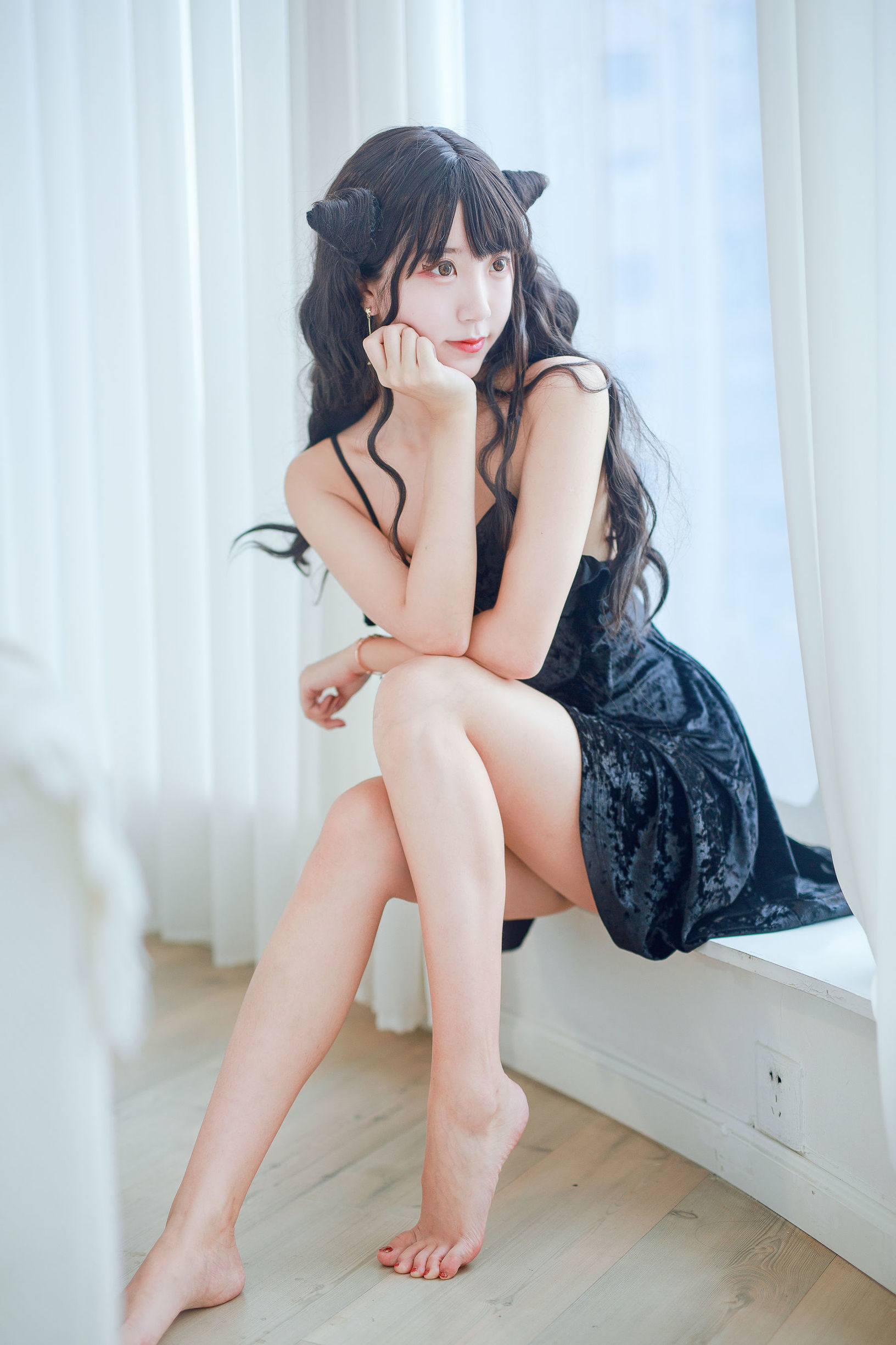 Cosplay  belle ta] Kurokawa - Váy Đen Ác Quỷ Nhỏ