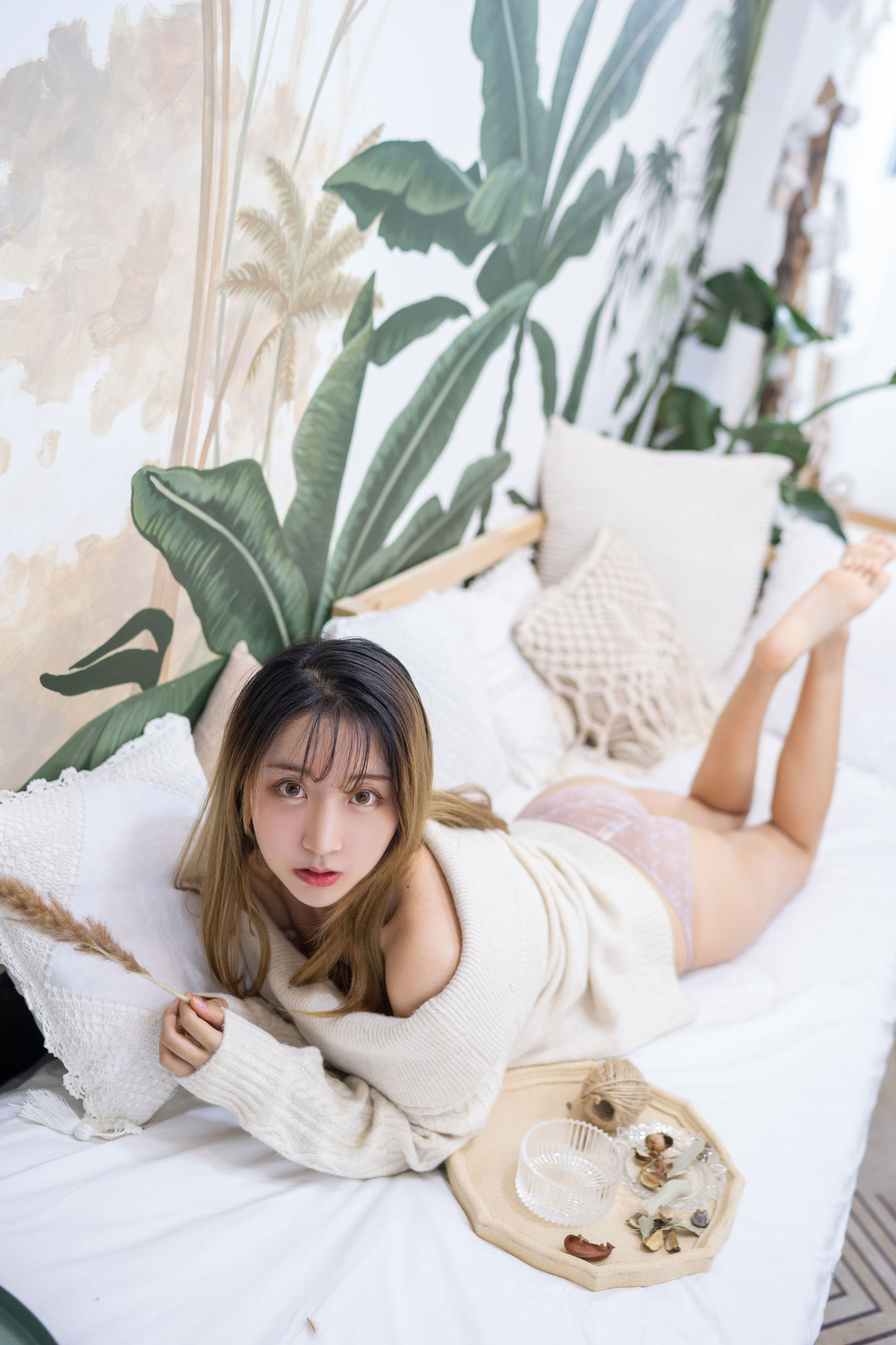 蘿莉COS] 黑川 - 年上女友 婚紗+毛衣