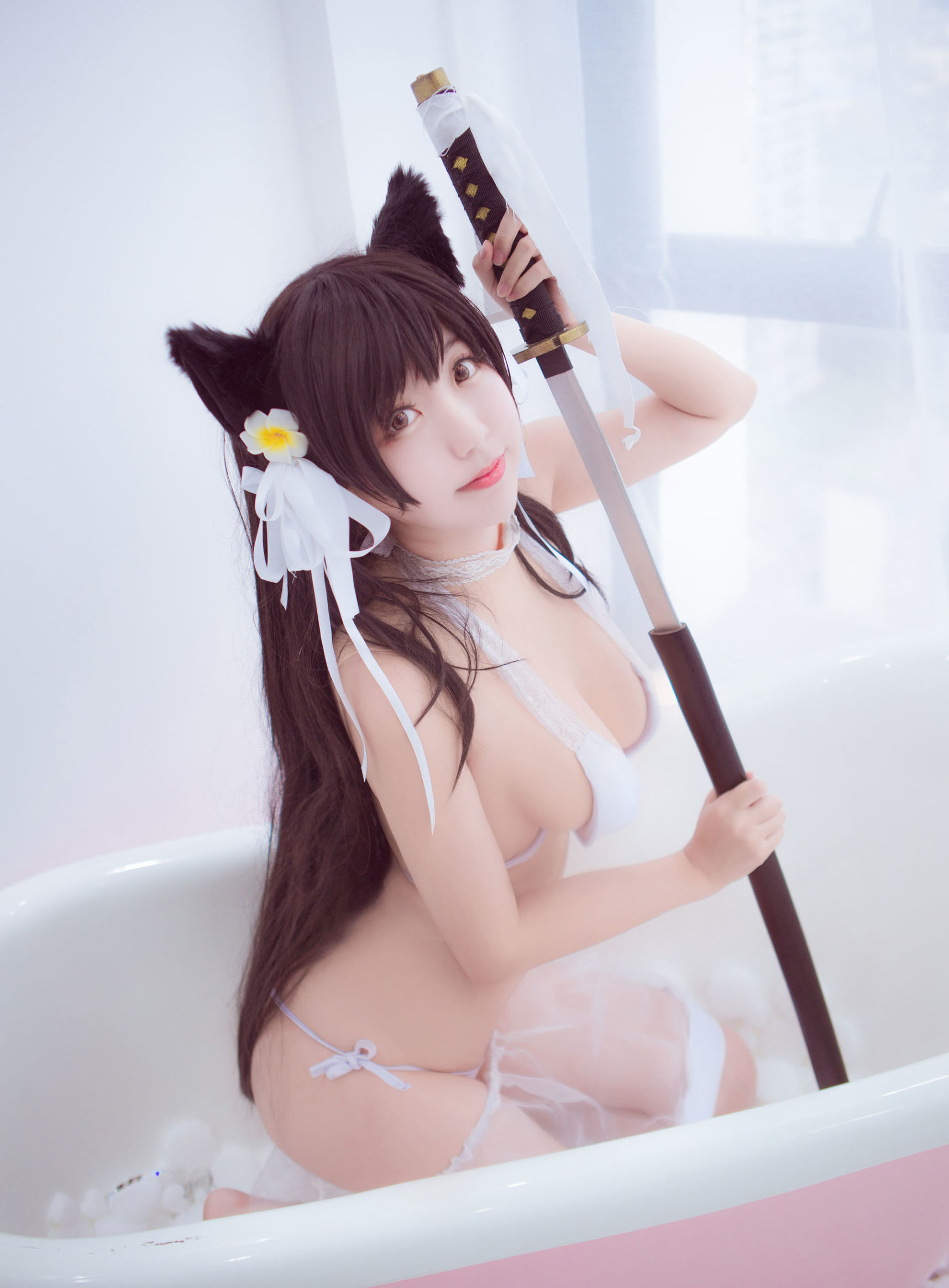 ลอลิตะคอสเพลย์] คุโรคาวะ - อาตาโกะชุดว่ายน้ำ