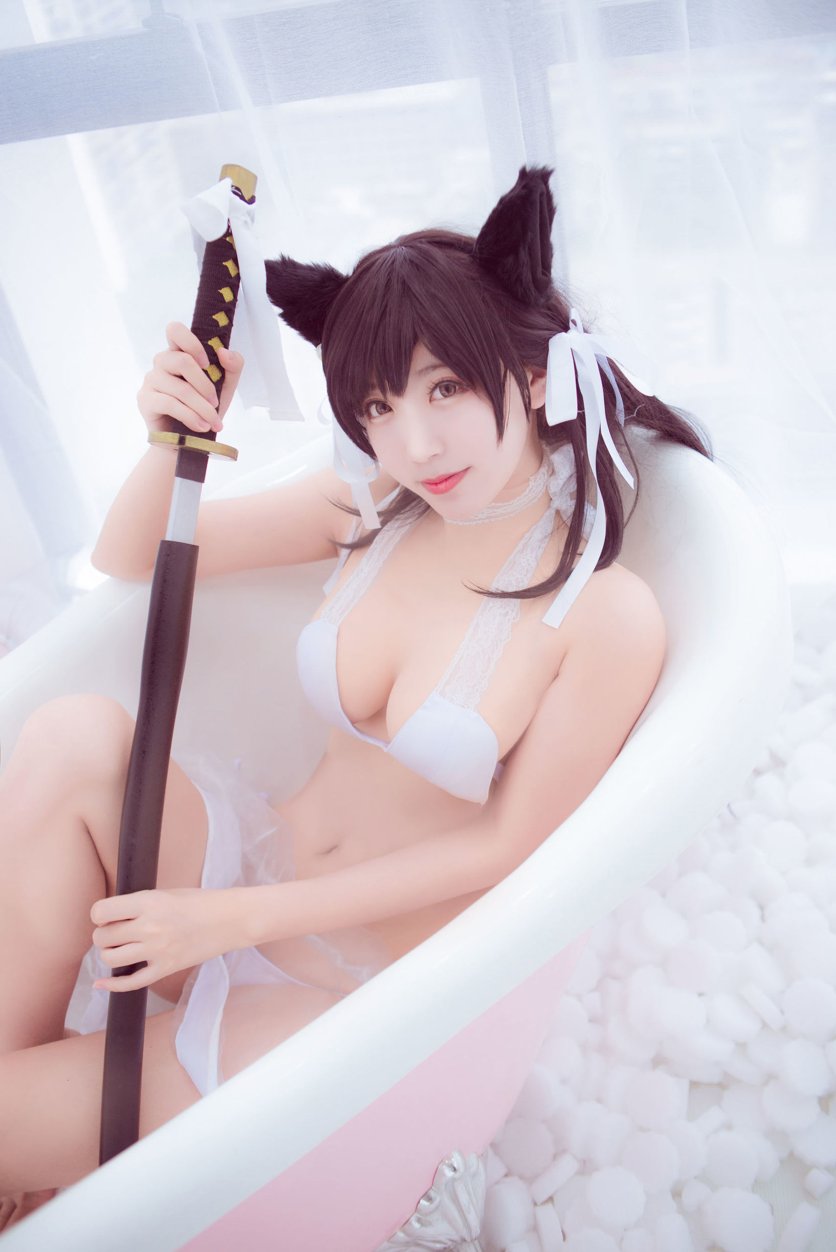 [萝莉COS] 黑川 - 爱宕泳衣