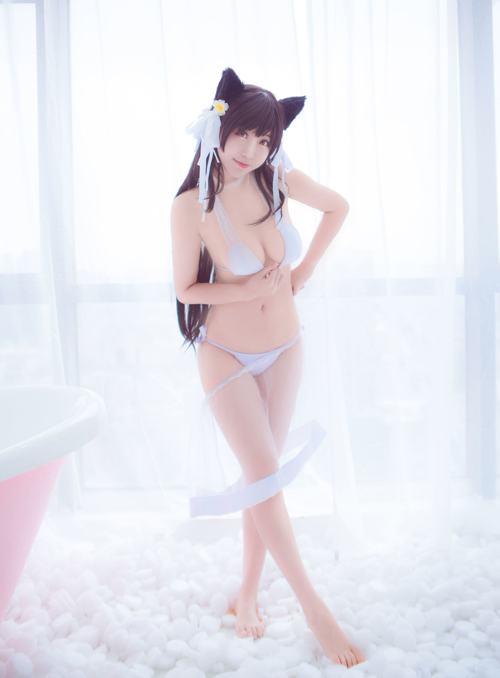 ลอลิตะคอสเพลย์] คุโรคาวะ - อาตาโกะชุดว่ายน้ำ