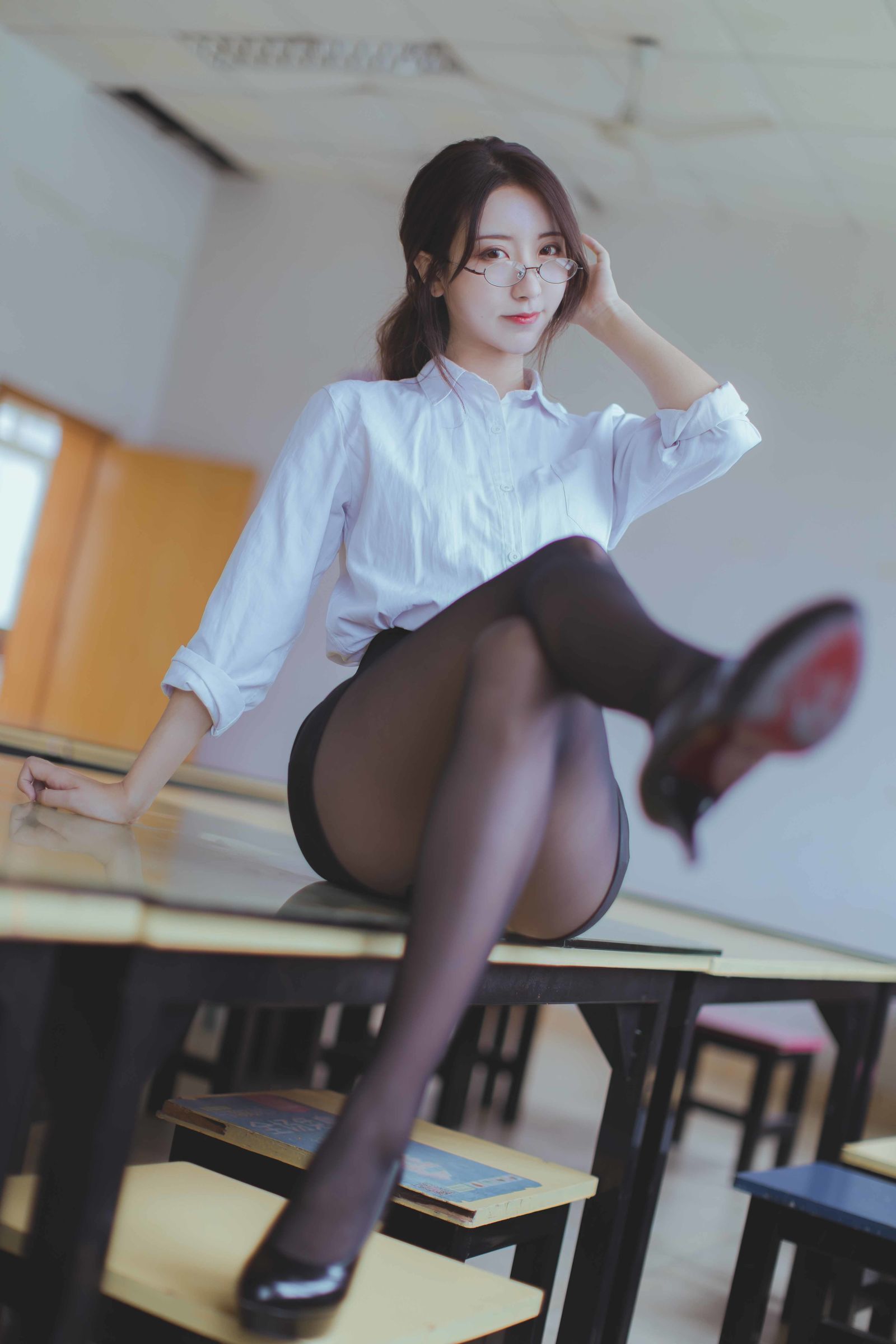 คอสเพลย์ ลอลิตะ] คุโรคาวะ - ครูถุงน่องดำ