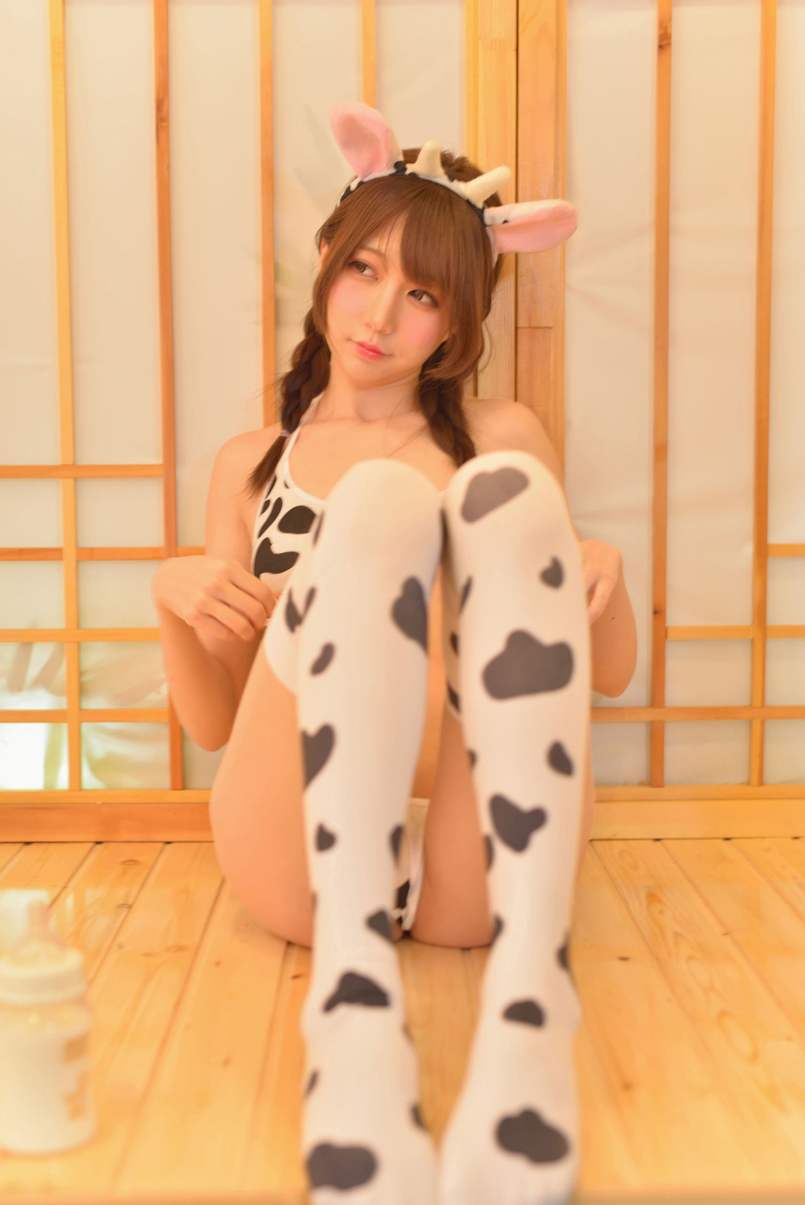  belle ta Cosplay] Nagisa Quái vật Meo VOL.05 Bò Sữa