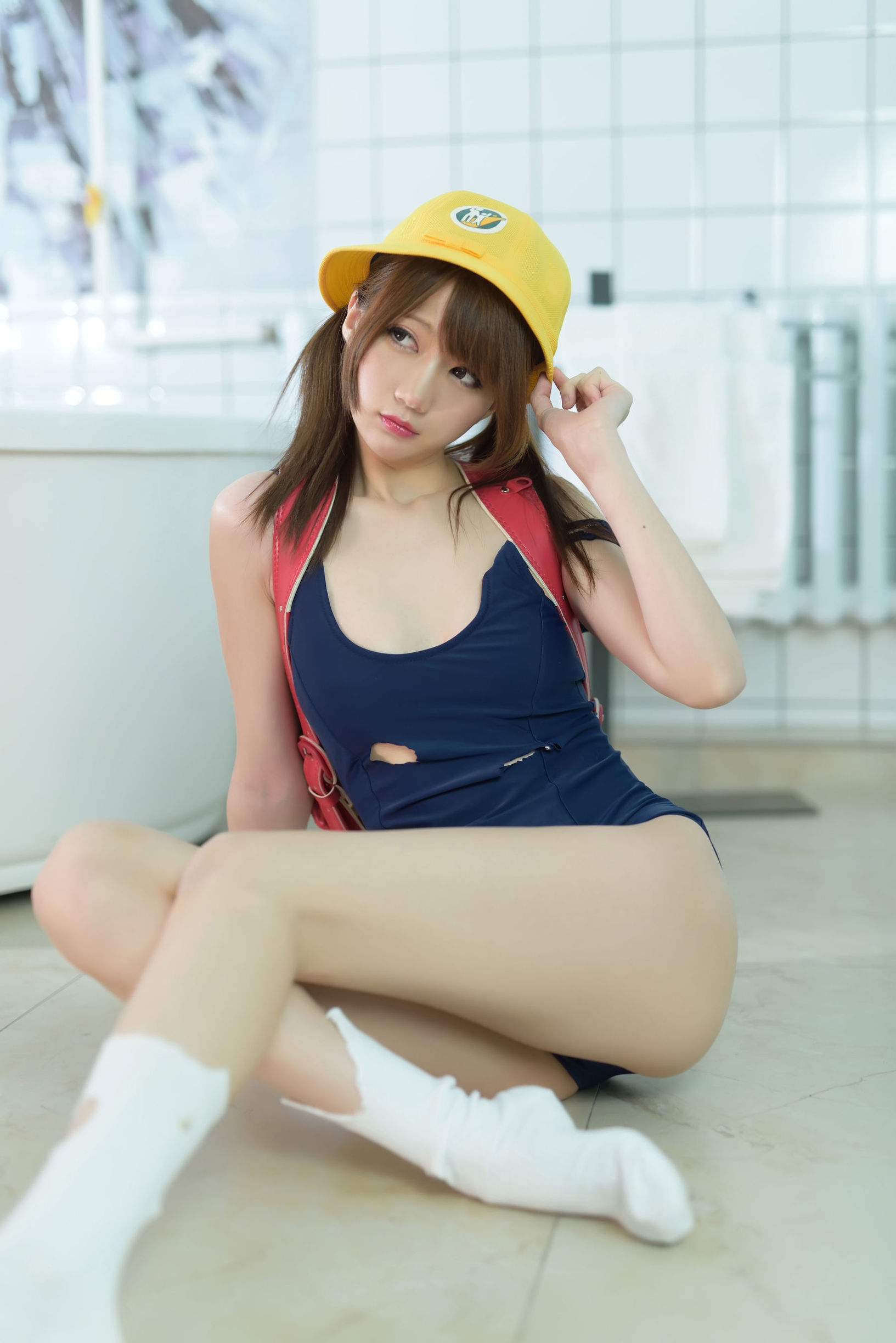  belle  Cosplay] NAGISA Quái vật Meo VOL.06 Trói buộc Áo bơi trường học