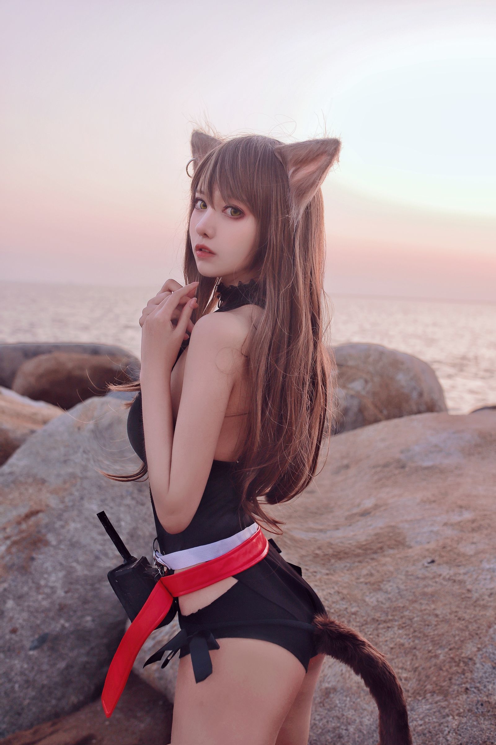 蘿莉COS] Shika小鹿鹿 - 天火泳裝