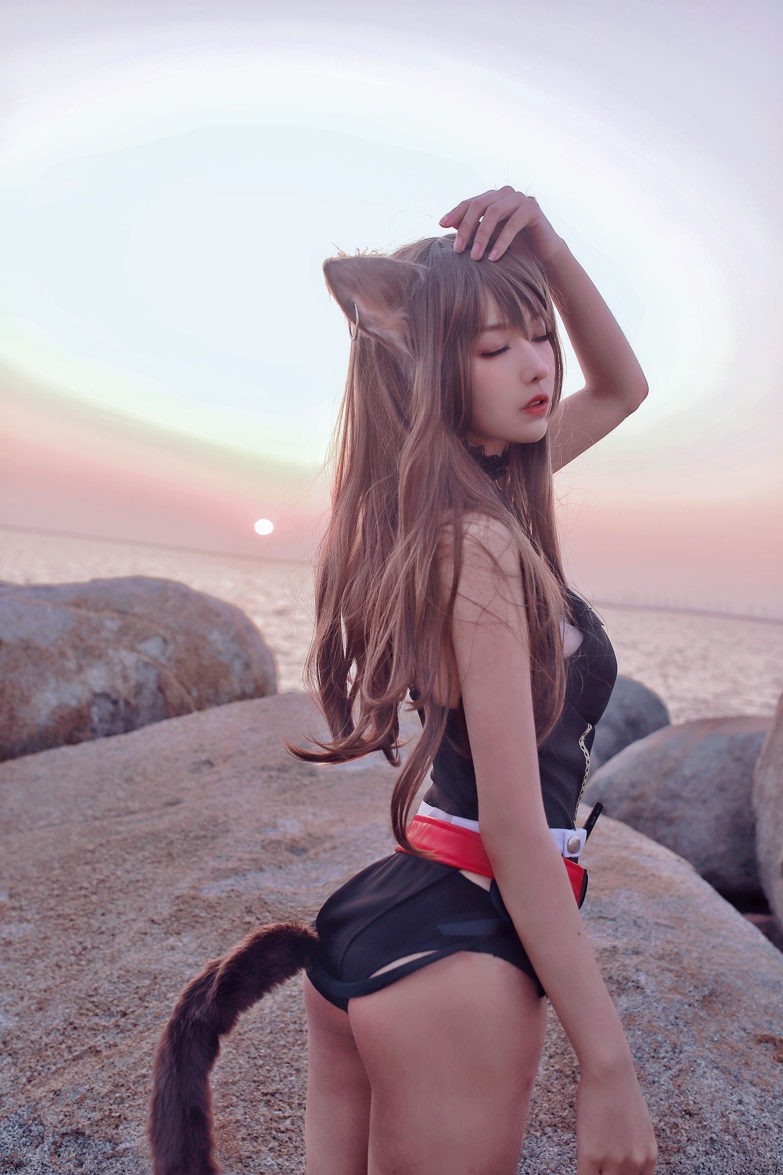 蘿莉COS] Shika小鹿鹿 - 天火泳裝