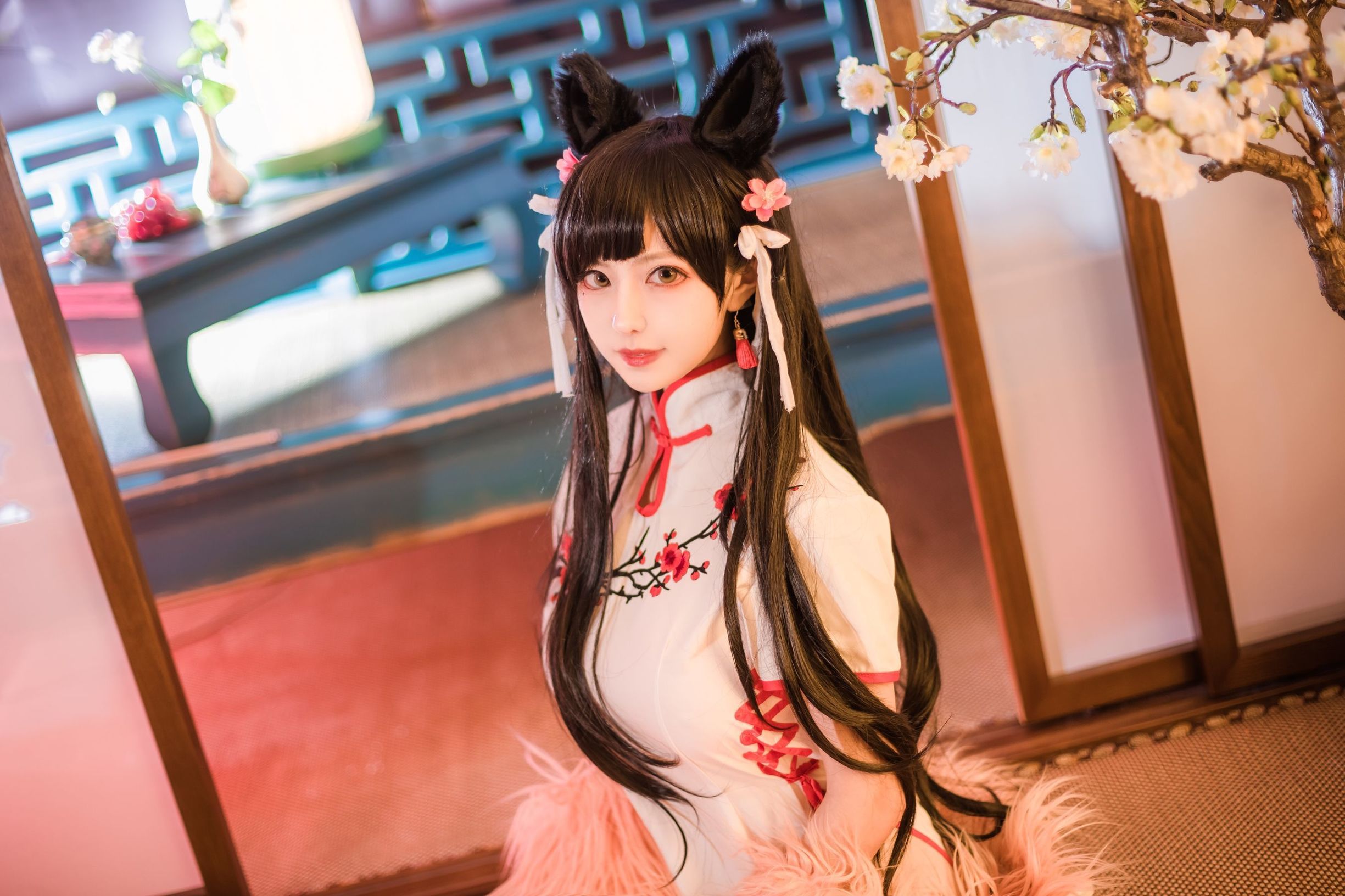  belle ta Cosplay] Shika Xiaolu Lu - Ai Dang Qipao