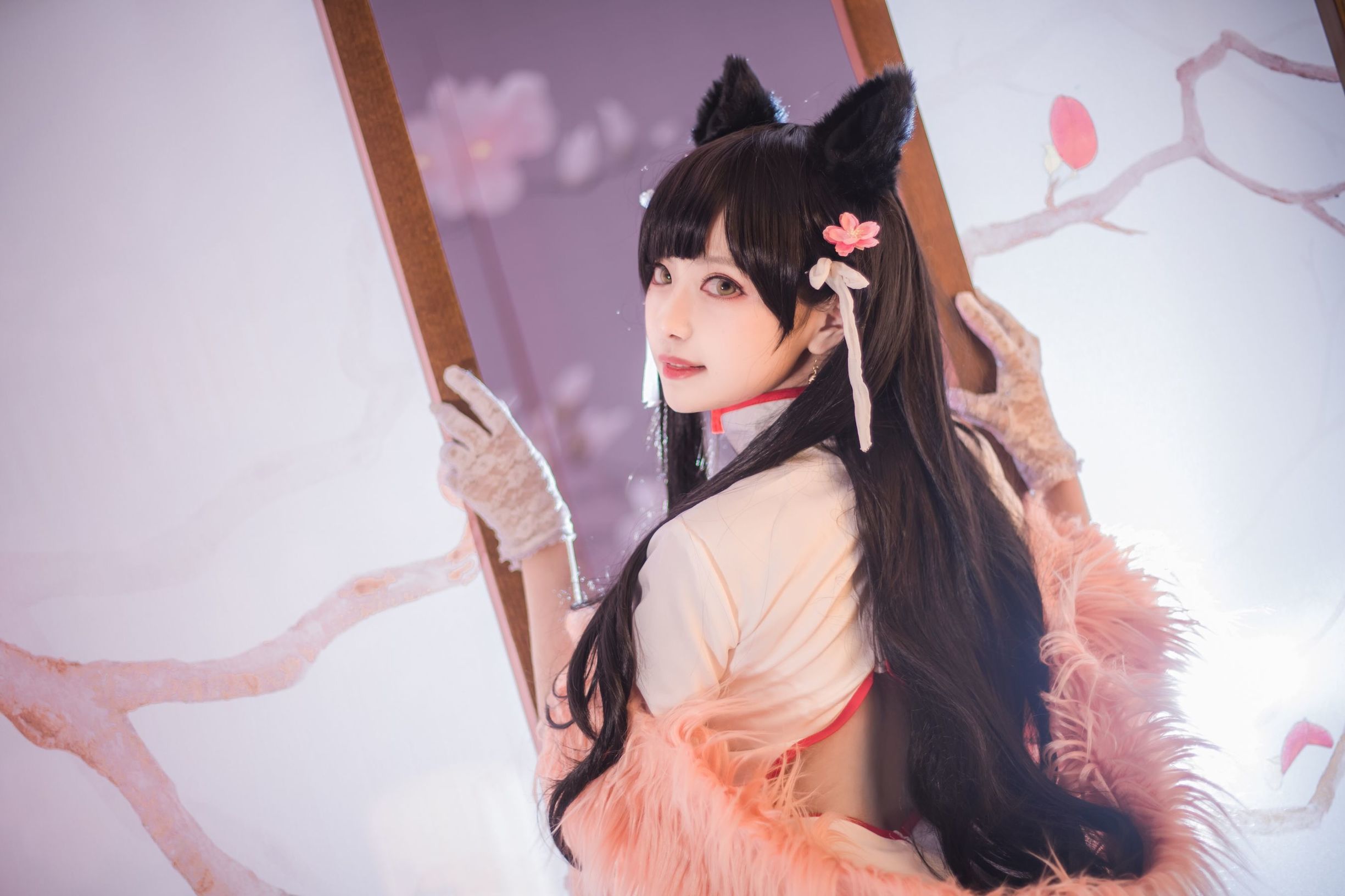  belle ta Cosplay] Shika Tiểu Lộc Lộc - Atago Áo Qipao
