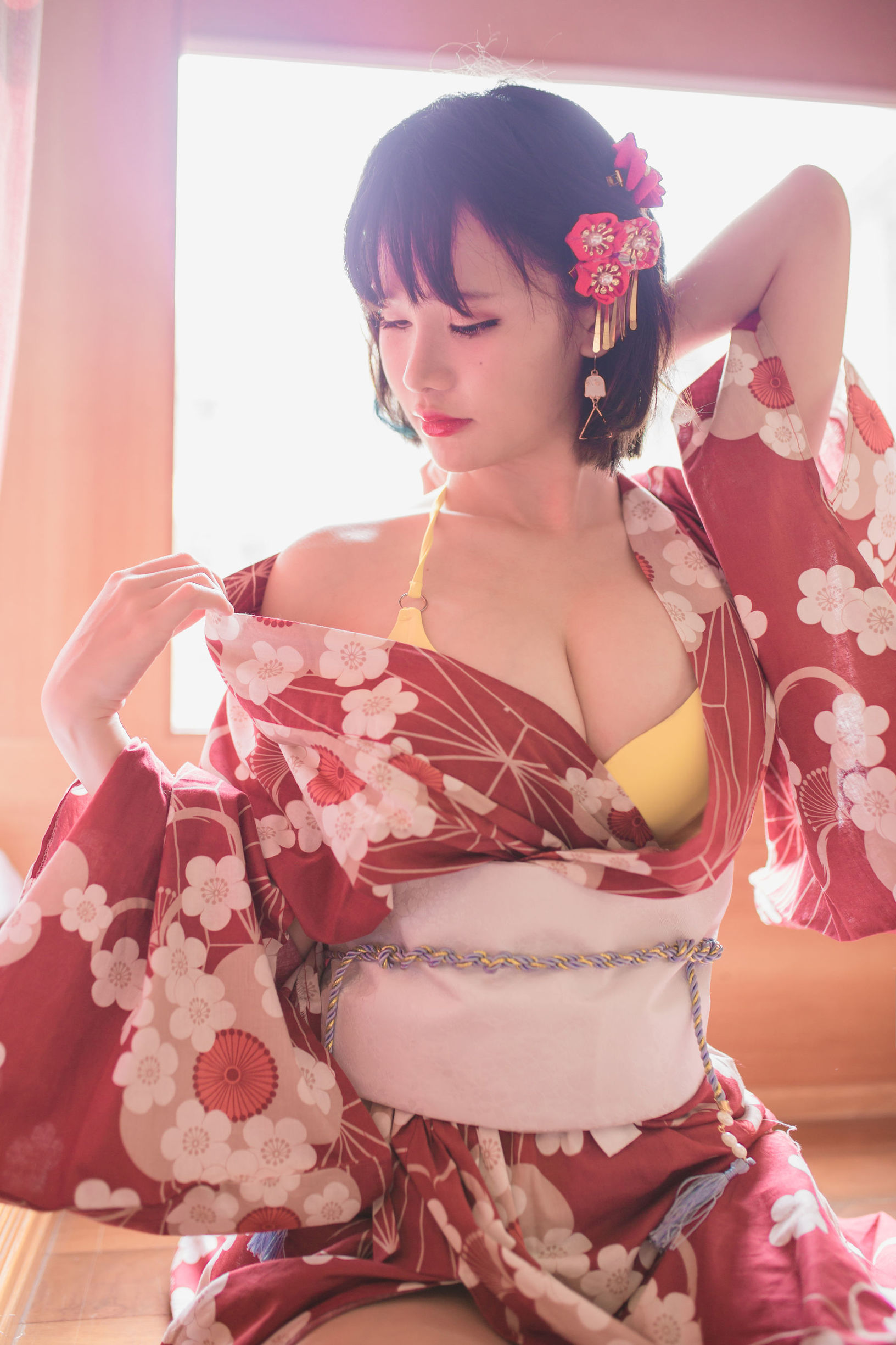 Cosplay  belle ta] Yoko Zhai Hạ 《Mei Tang Câu chuyện (Áo Kimono)》