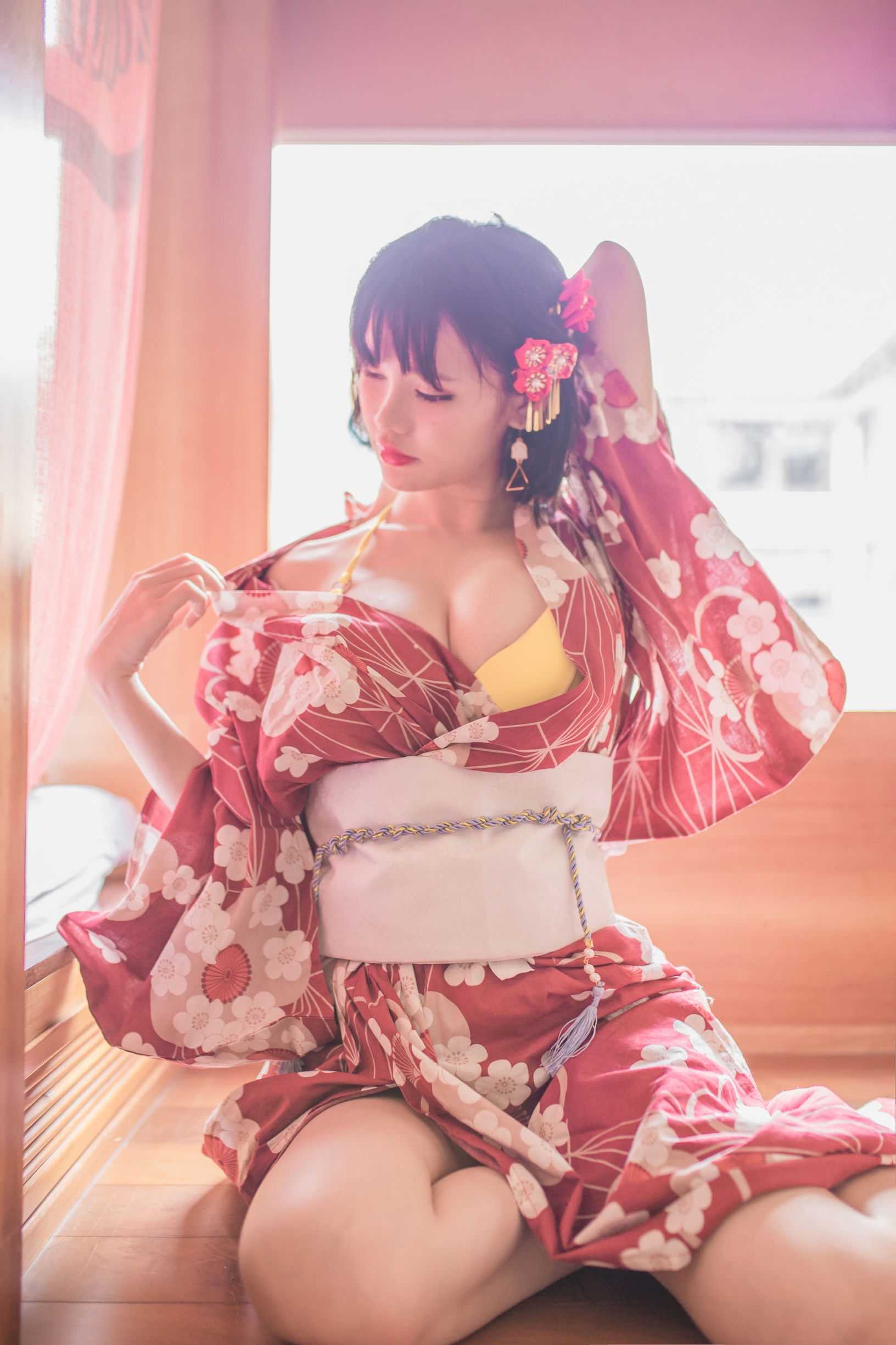 Cosplay  belle ta] Yoko Zhai Hạ 《Mei Tang Câu chuyện (Áo Kimono)》