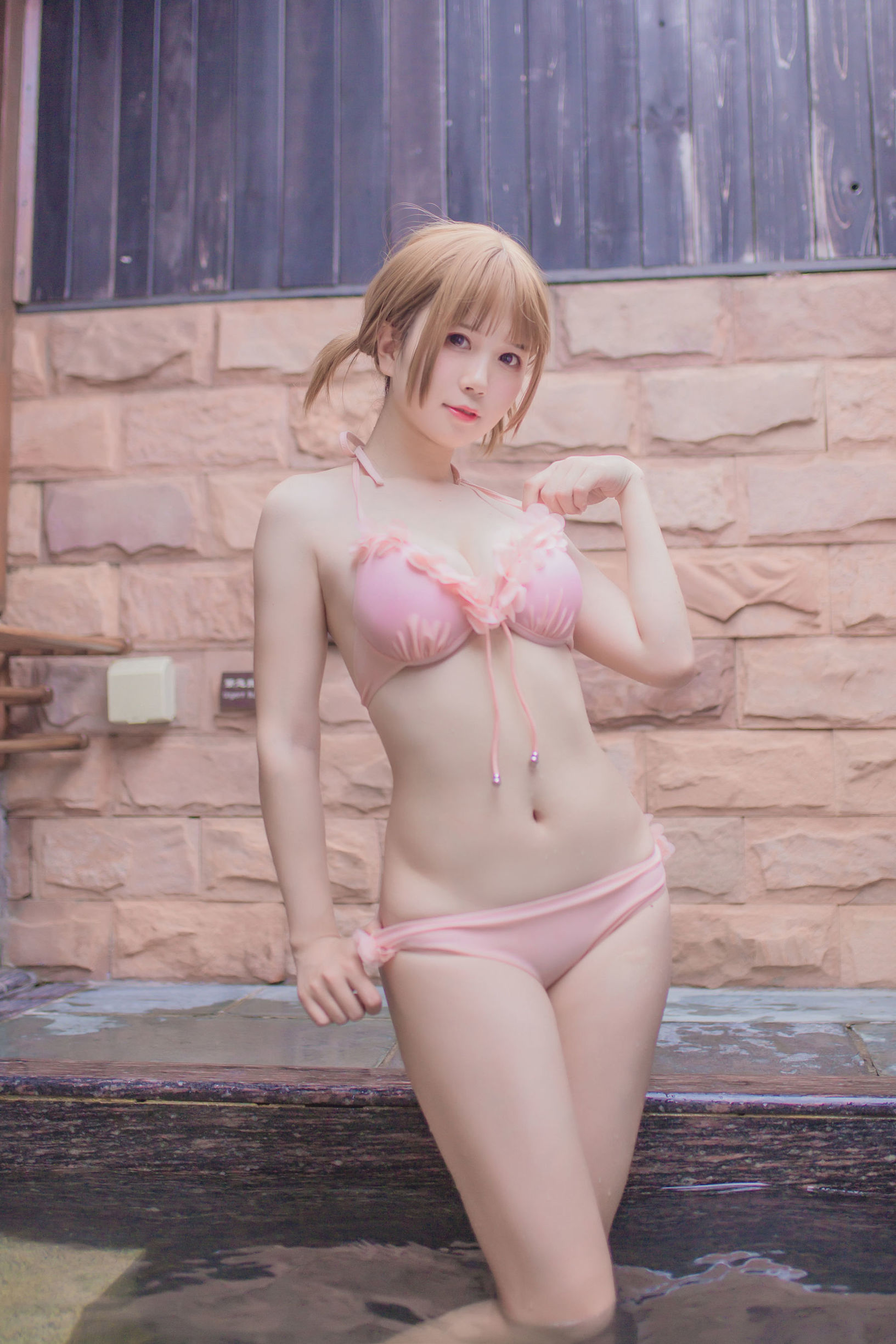 [萝莉COS] Yoko宅夏《妹汤物语(泳装)》