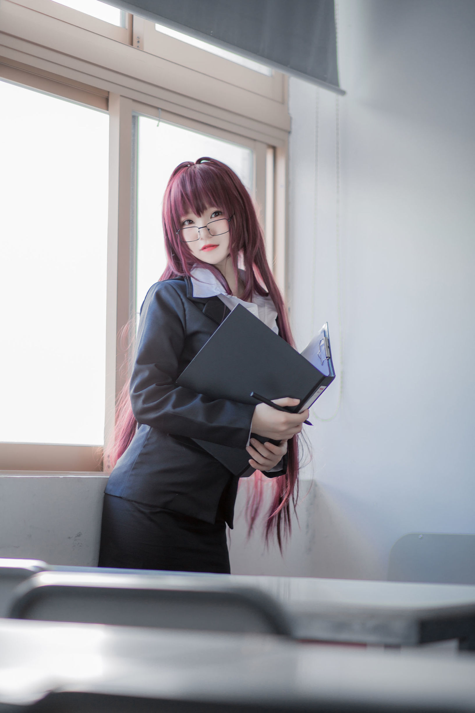Cosplay  belle ta] Yoko Zhai Hạ 《Scáthach Giáo viên》