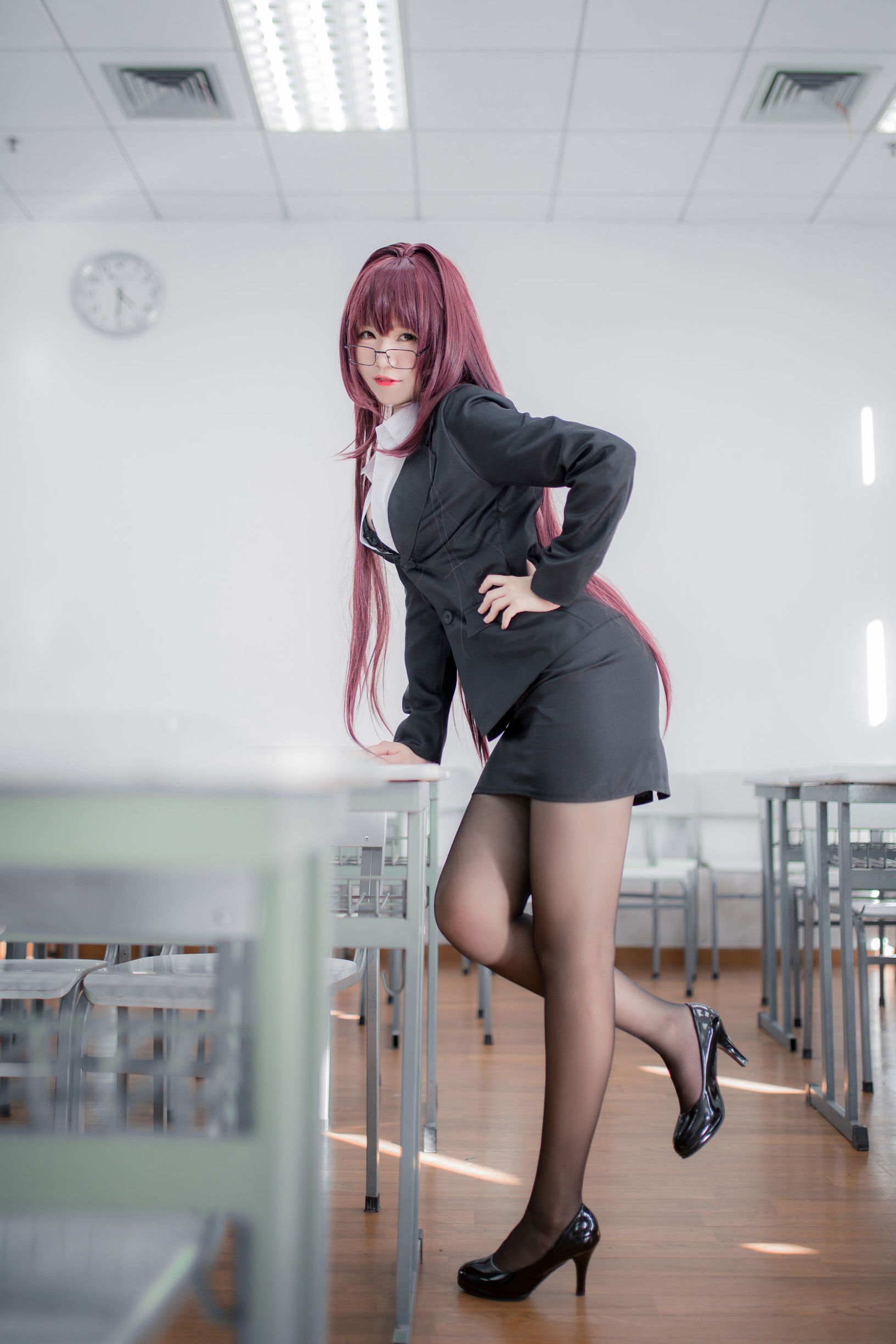 Cosplay  belle ta] Yoko Zhai Hạ 《Scáthach Giáo viên》