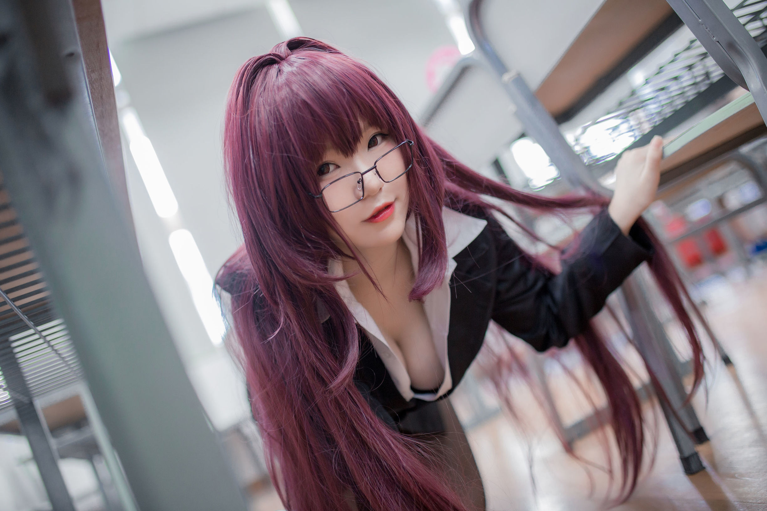 Cosplay  belle ta] Yoko Zhai Hạ 《Scáthach Giáo viên》