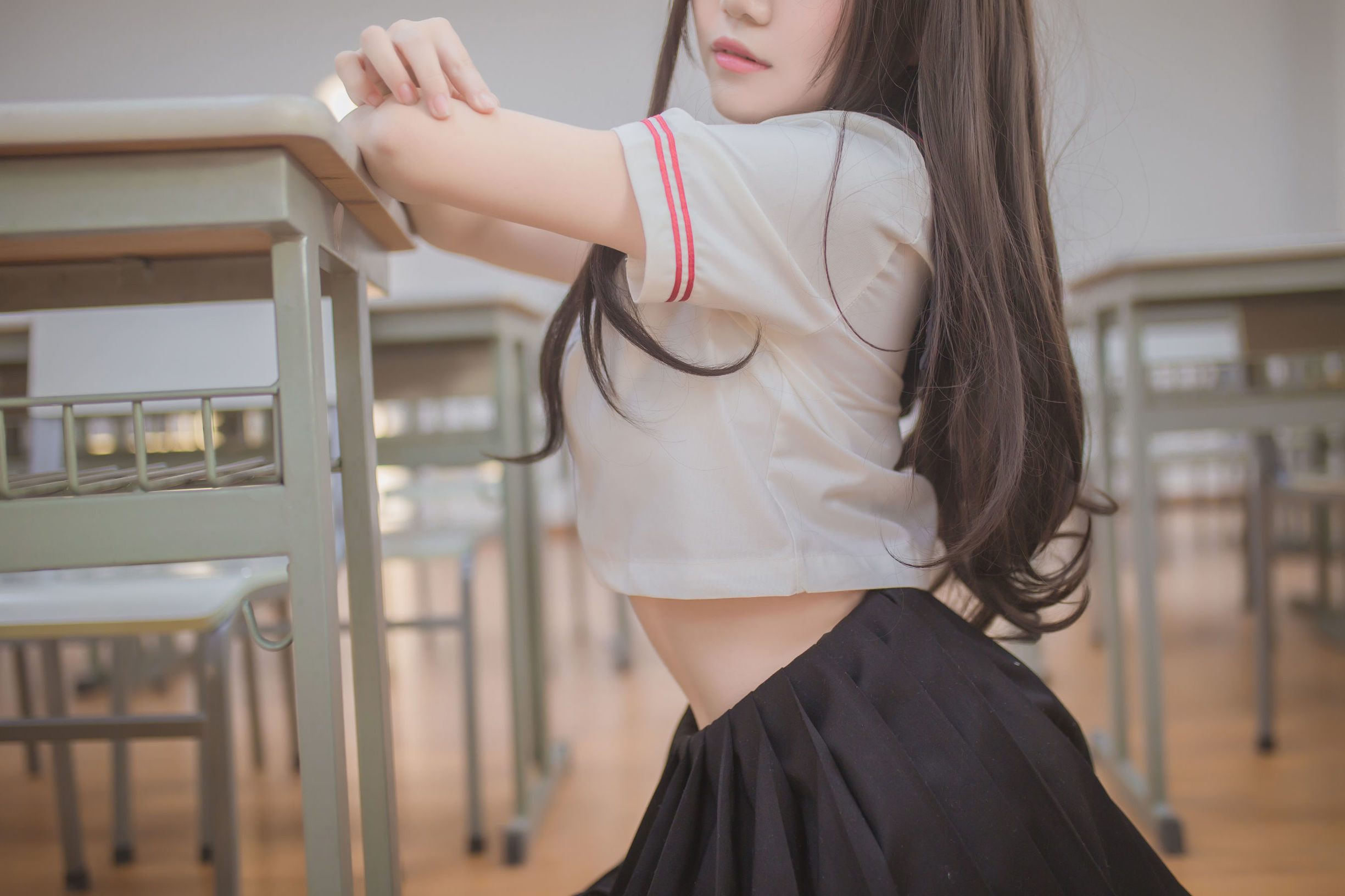 蘿莉COS] Yoko宅夏Cos - 黑絲JK