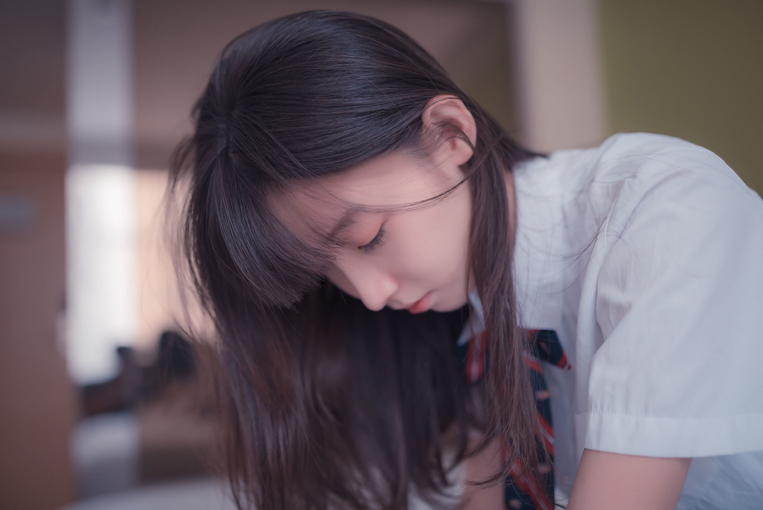 風の領域] NO.004 隣家の白いストッキングの清新な少女
