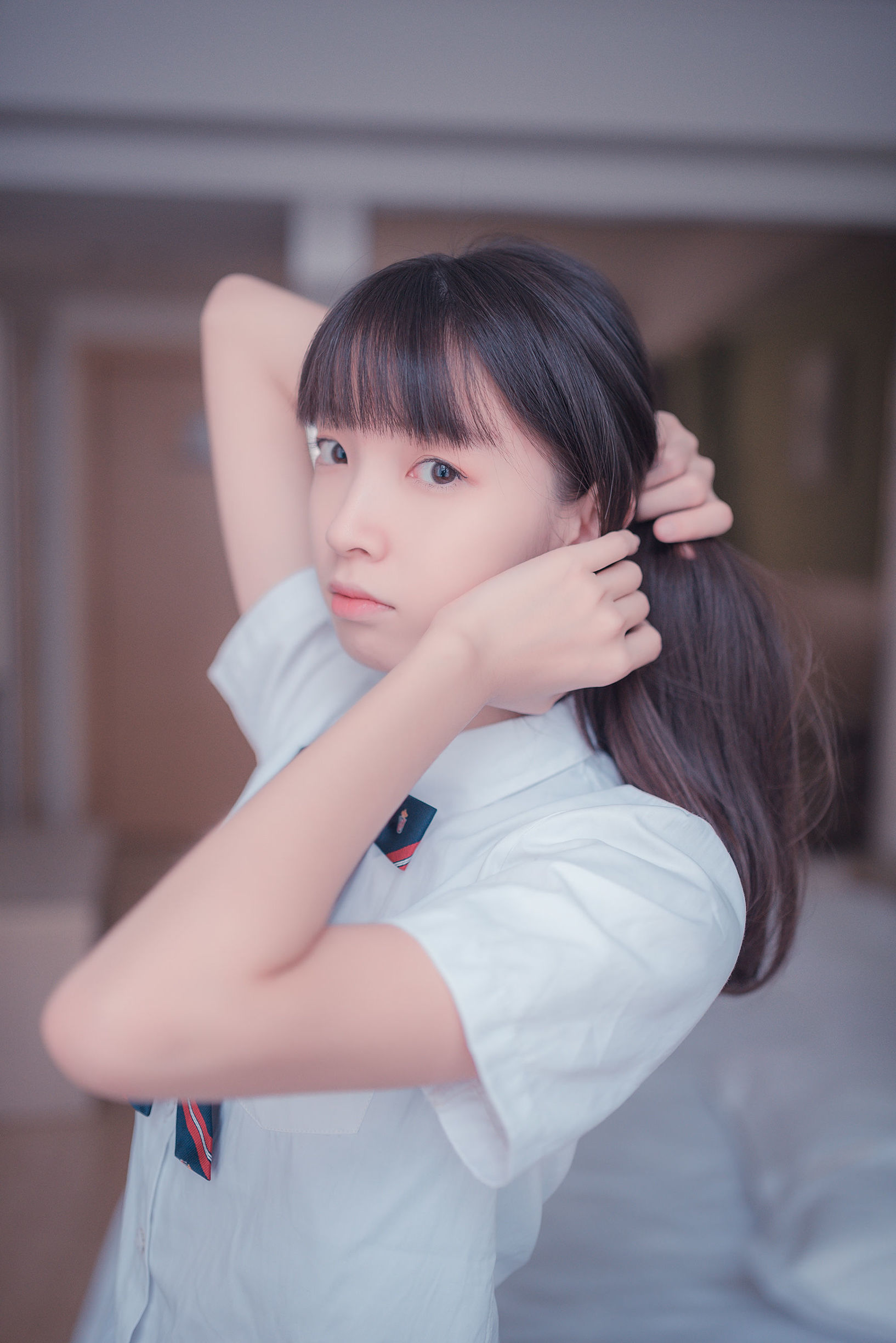 風の領域] NO.004 隣家の白いストッキングの清新な少女