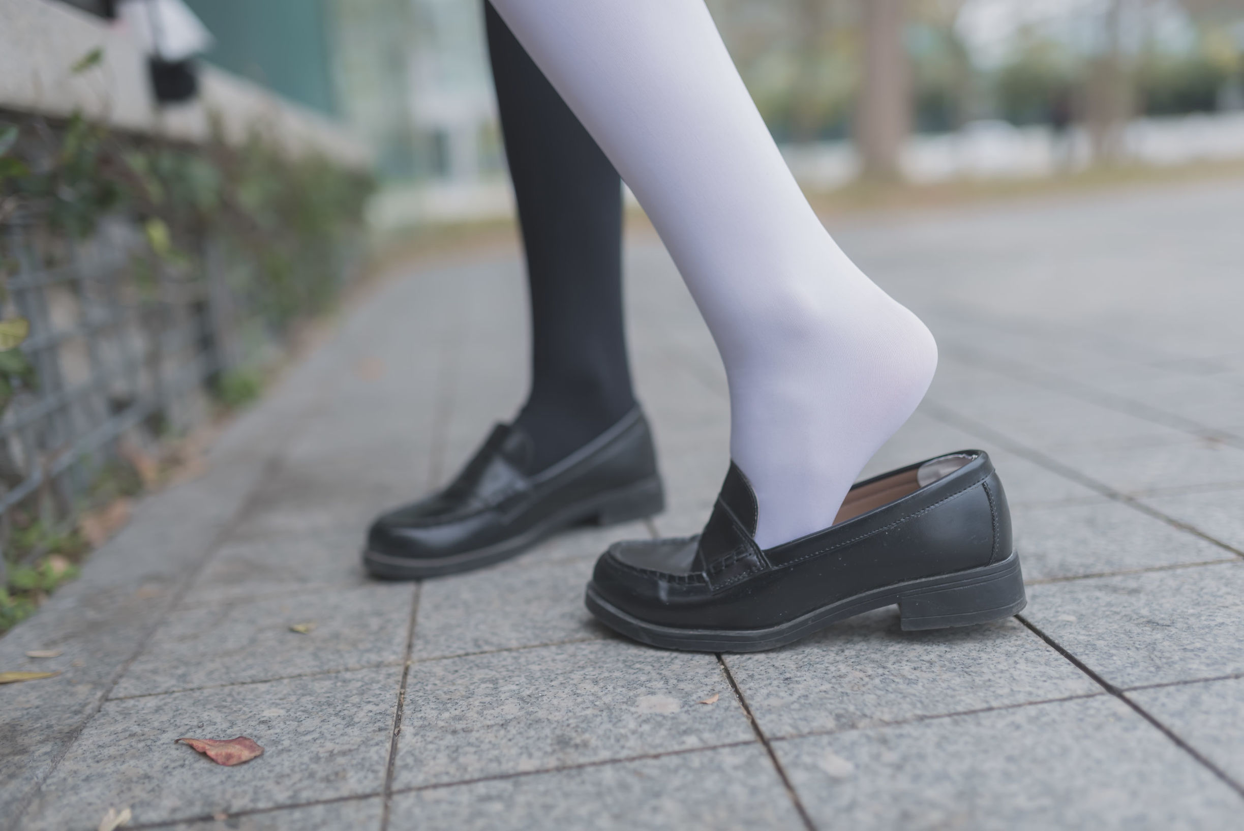 Wind Domain] No. 021: Schoolgirl Outdoor Black Silk 1
