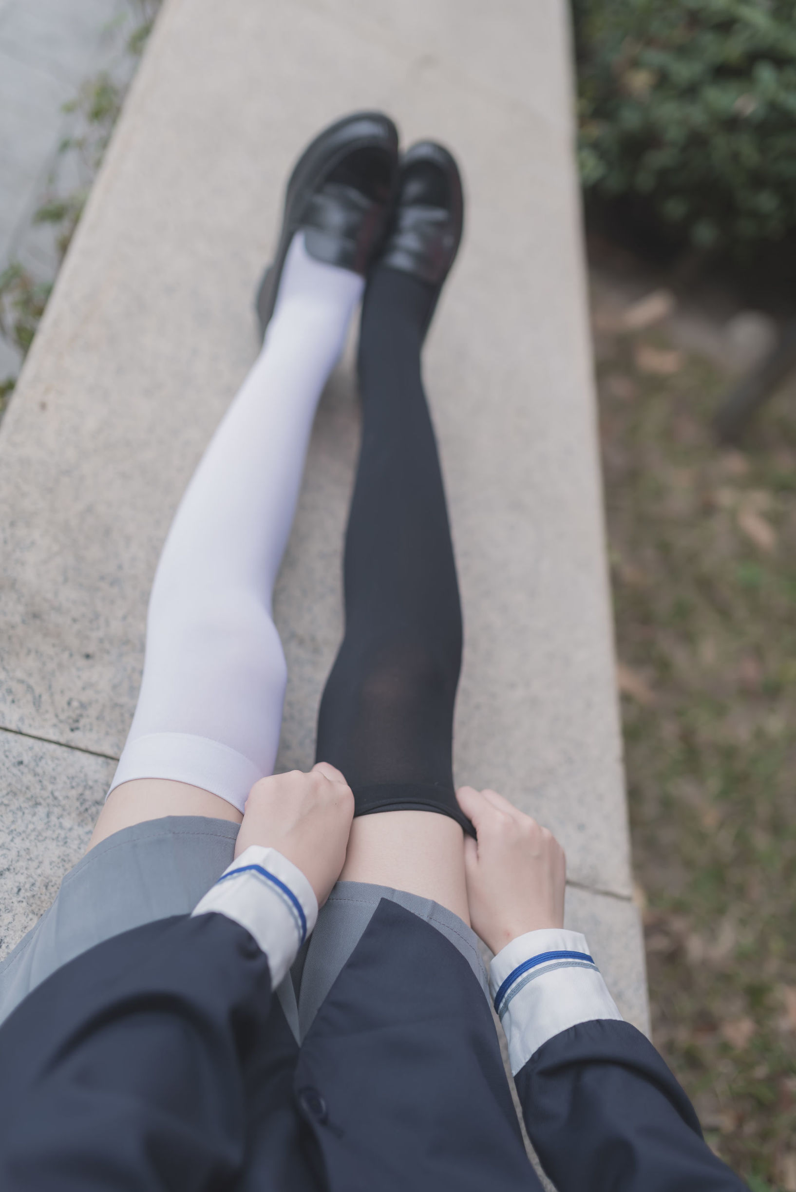 Wind Domain] No. 021: Schoolgirl Outdoor Black Silk 1